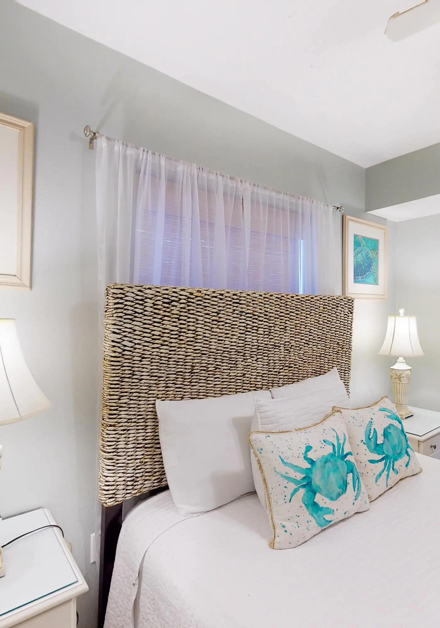 Serene water view condo with pools, sauna, tennis court, fitness center, W&D