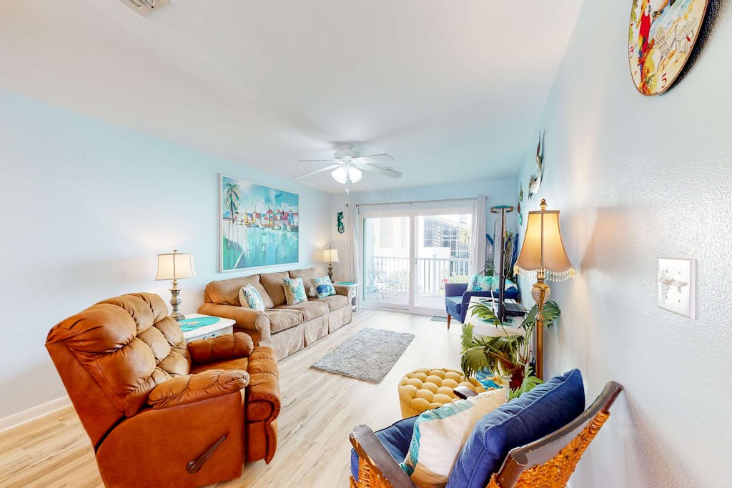Gulf-view condo at Perdido Dunes near beach with washer,dryer & balcony