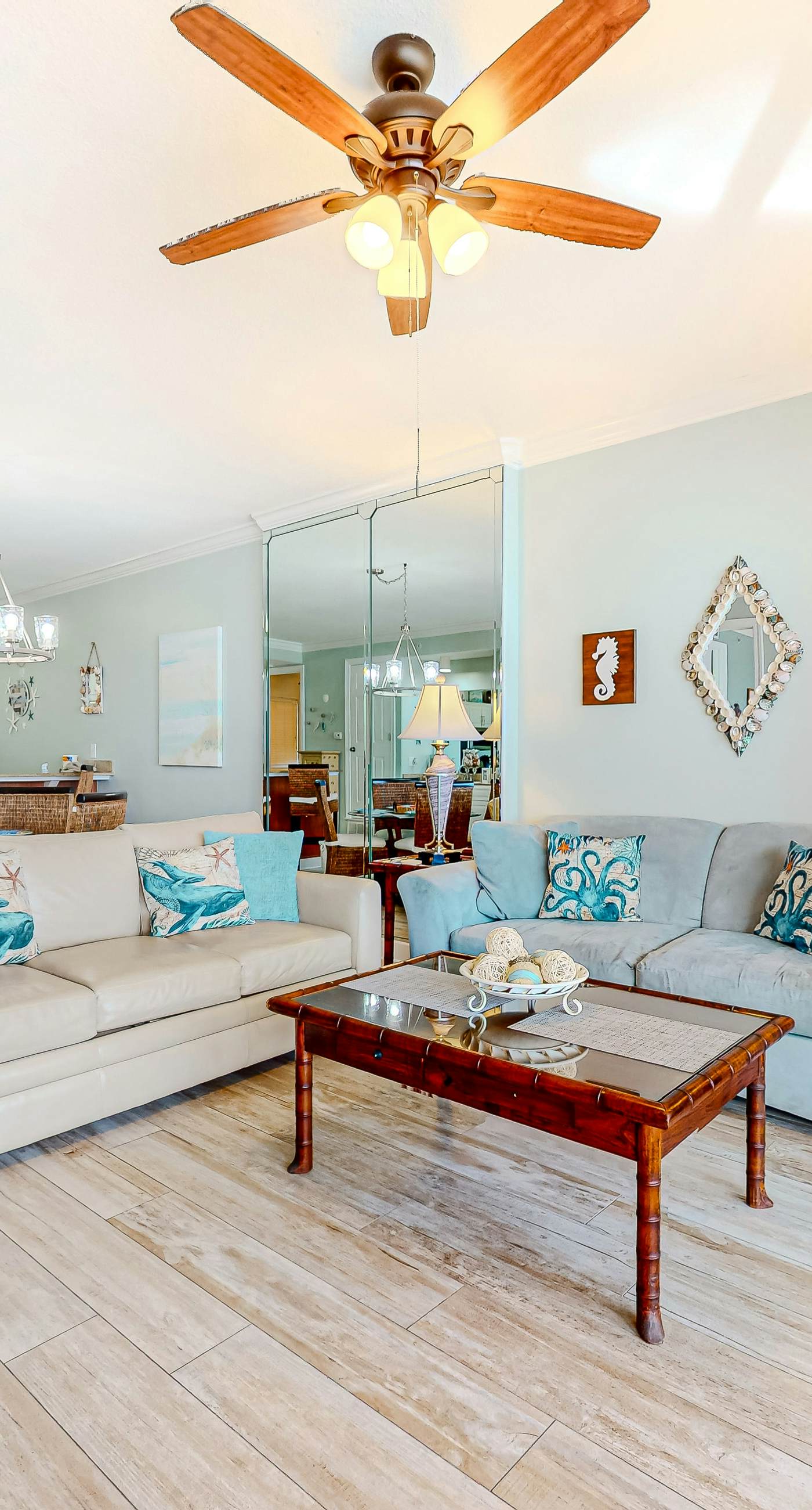 Gulf-front, 6th-floor condo with pools, hot tubs, sauna, gym & beach access