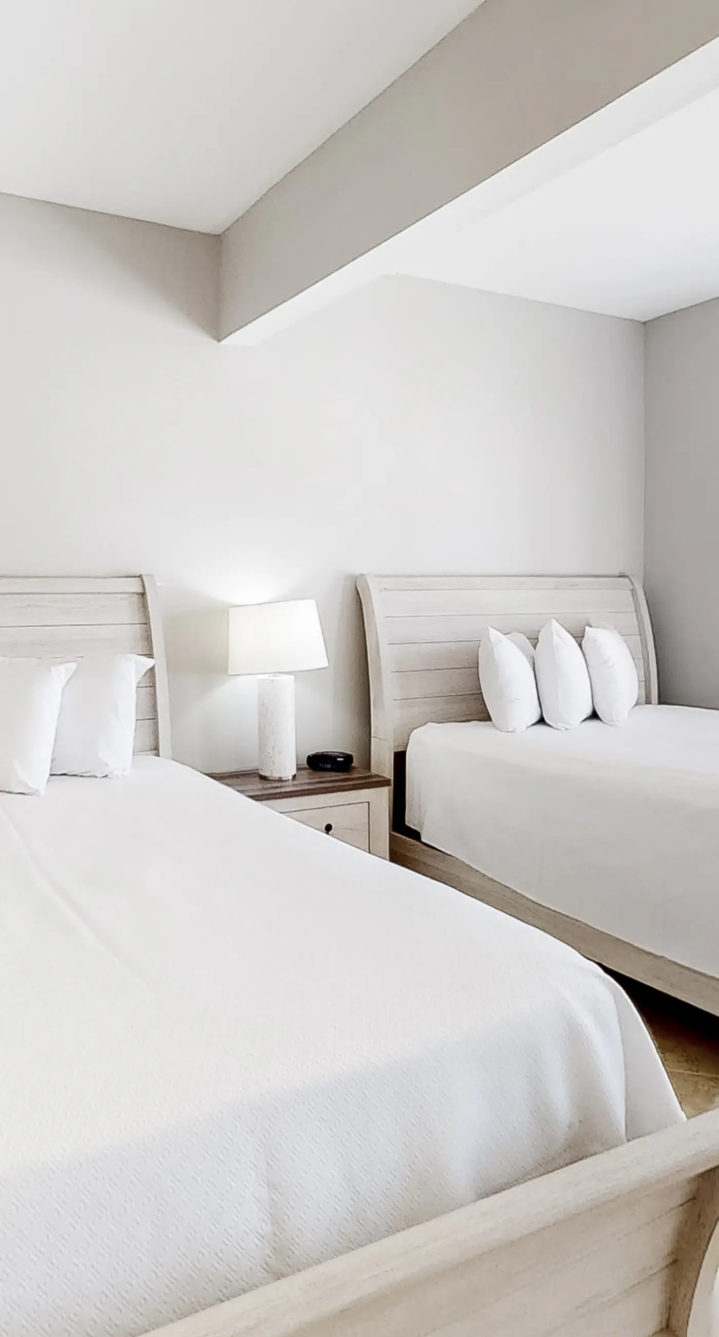 Spacious beachfront home with large balconies & pool access