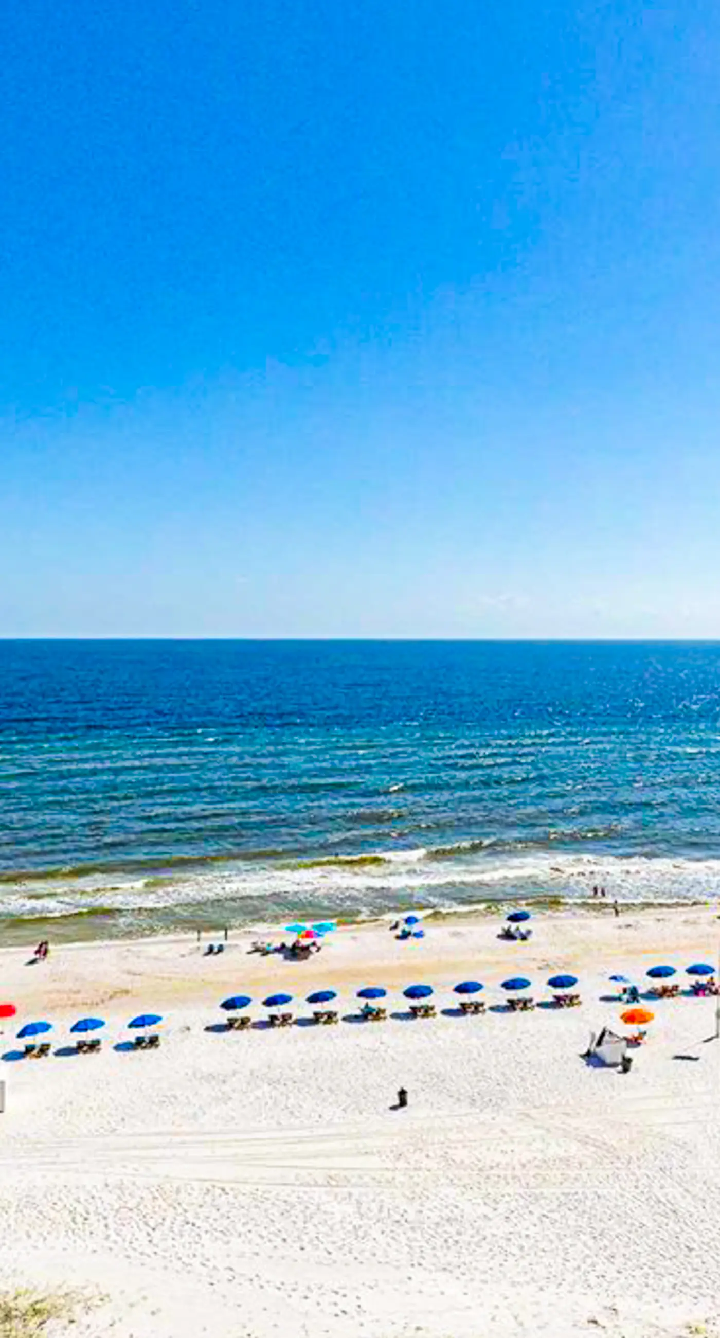 Gulf-front condo with beach access, private balcony, hot tub, pools & BBQ