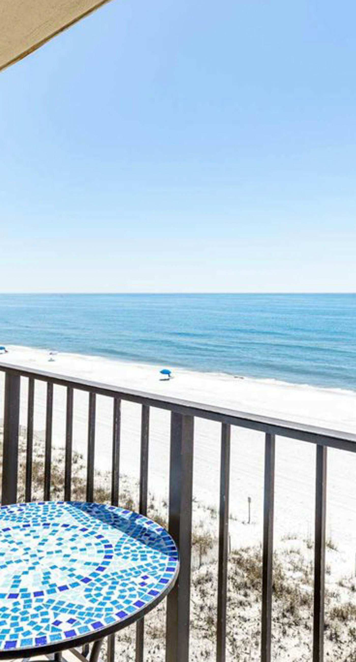 Beachfront Condo with Gorgeous Gulf View, Balcony & Shared Pools
