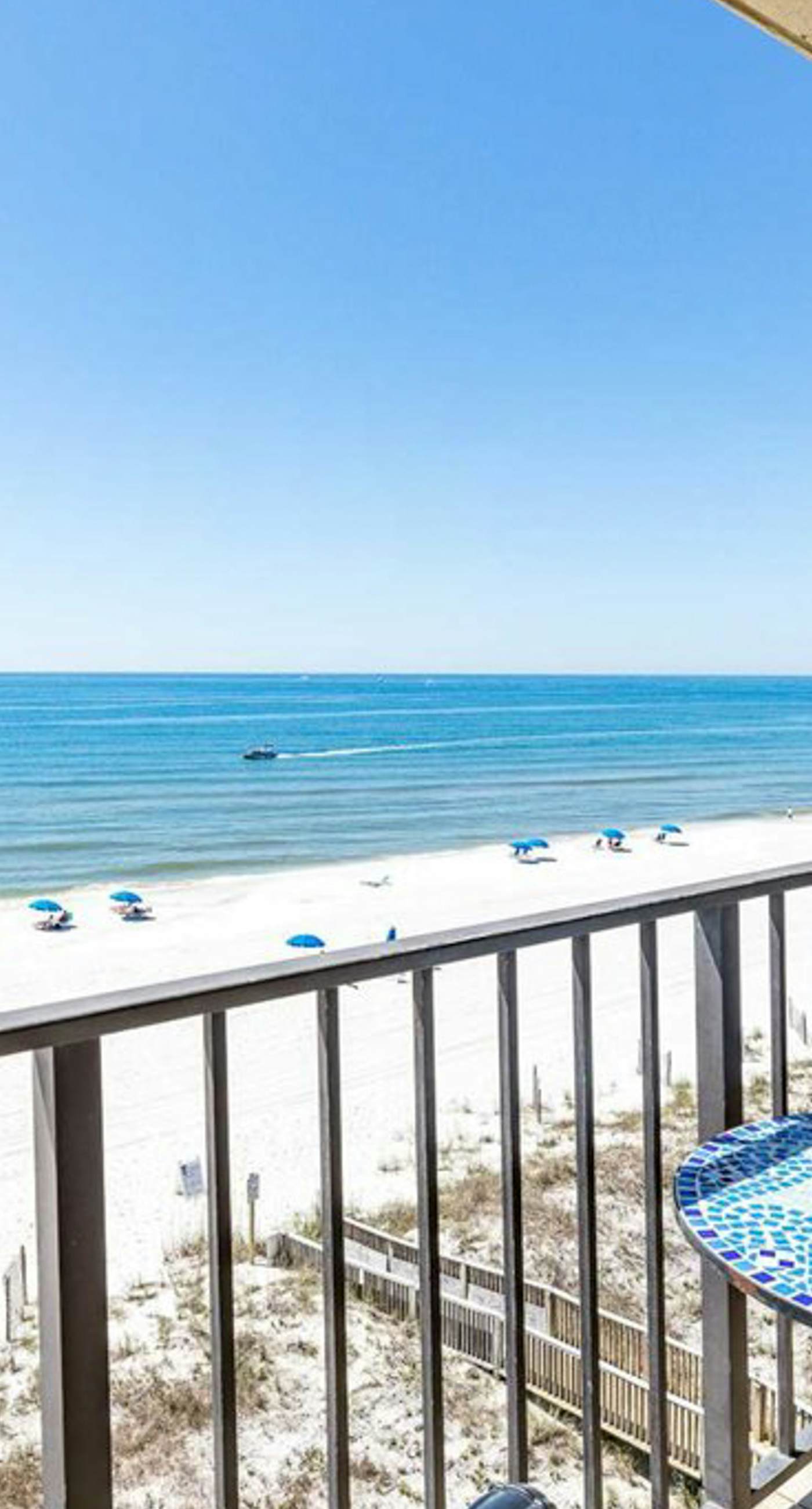 Beachfront Condo with Gorgeous Gulf View, Balcony & Shared Pools