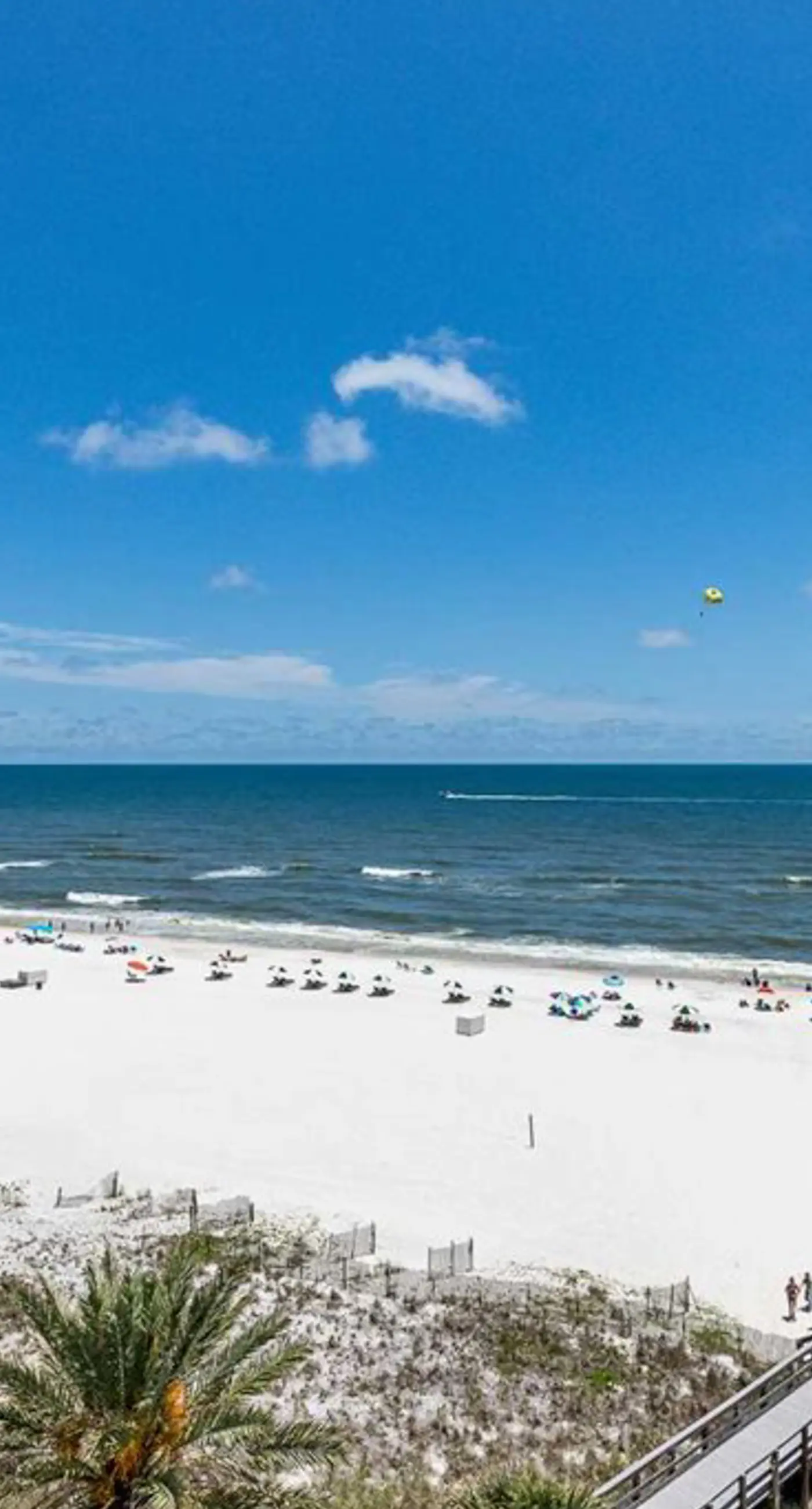 Gulf-front condo with shaded deck, AC, pools, hot tub, tennis & Gym