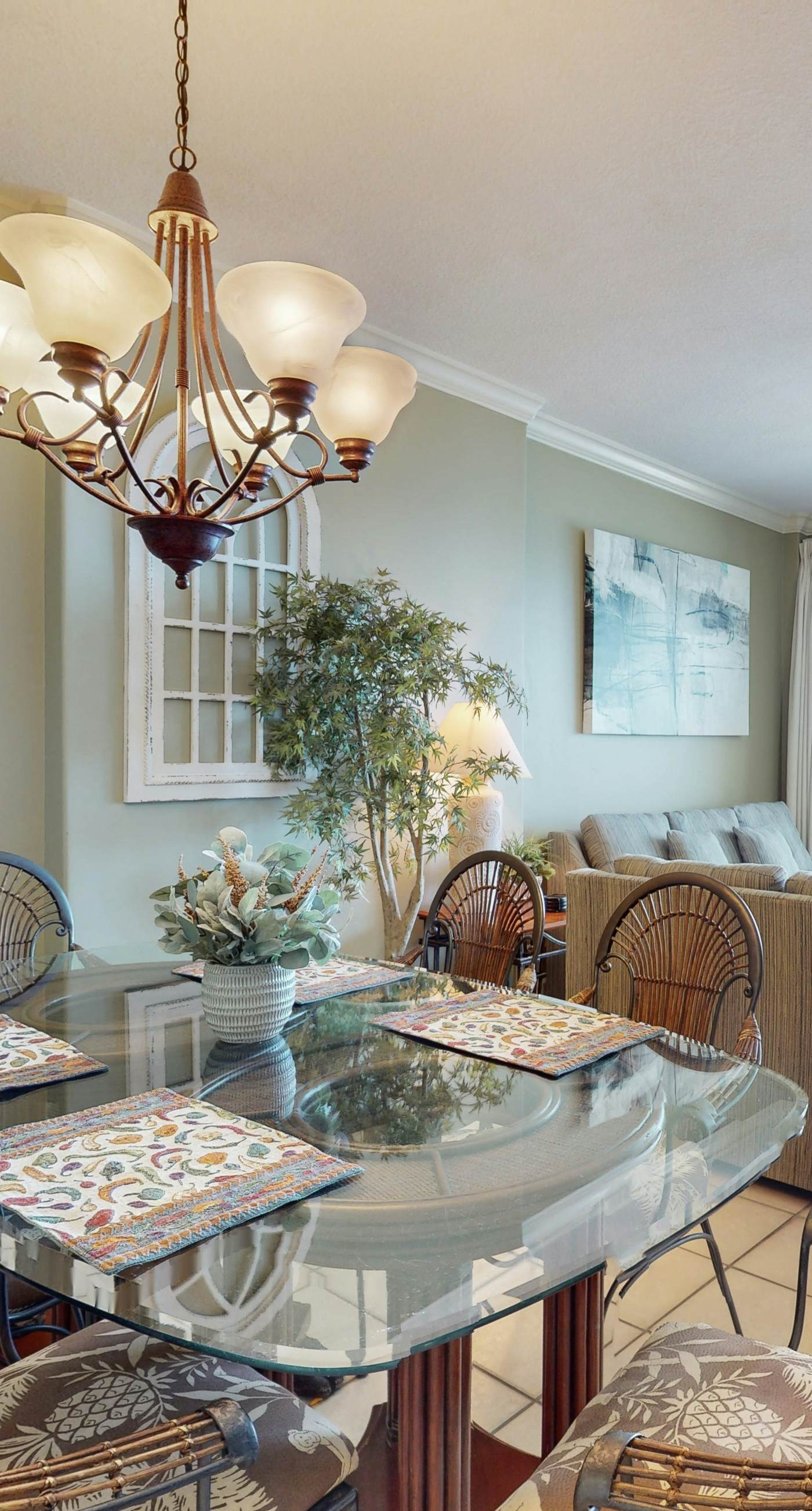 9th-floor, Gulf-front condo with balcony, pools, hot tubs, gym & beach access