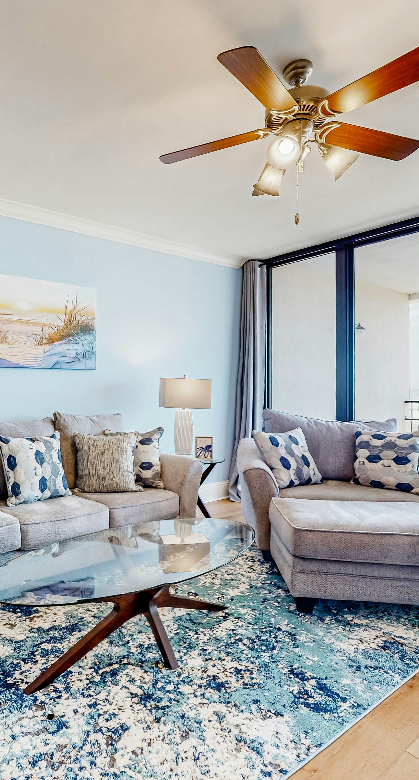 Gulf-front condo with a beach view, pools, hot tub, tennis, & fitness room