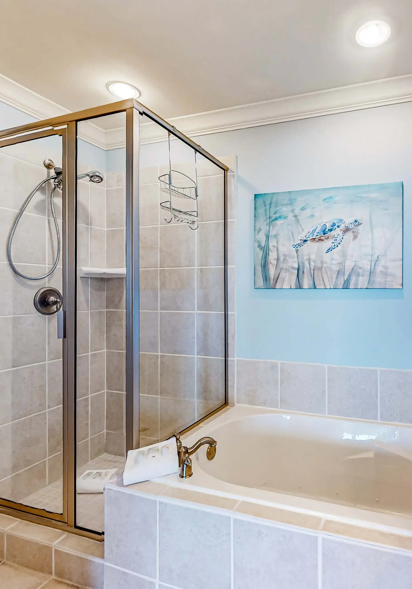 Gulf-front condo with a beach view, pools, hot tub, tennis, & fitness room