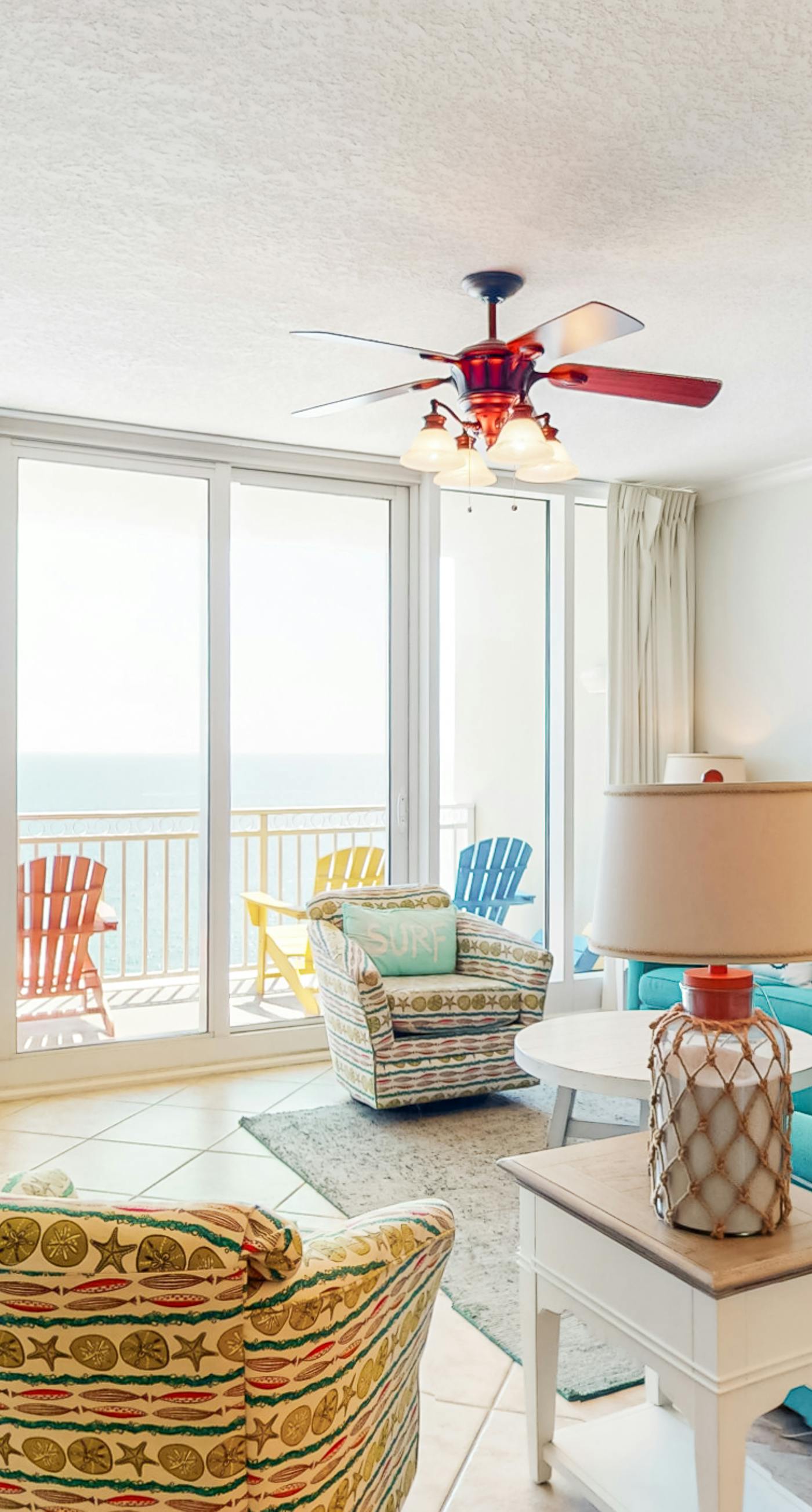 Charming Ocean View Condo with Private Balcony, AC, Shared Outdoor Pool, Free WiFi