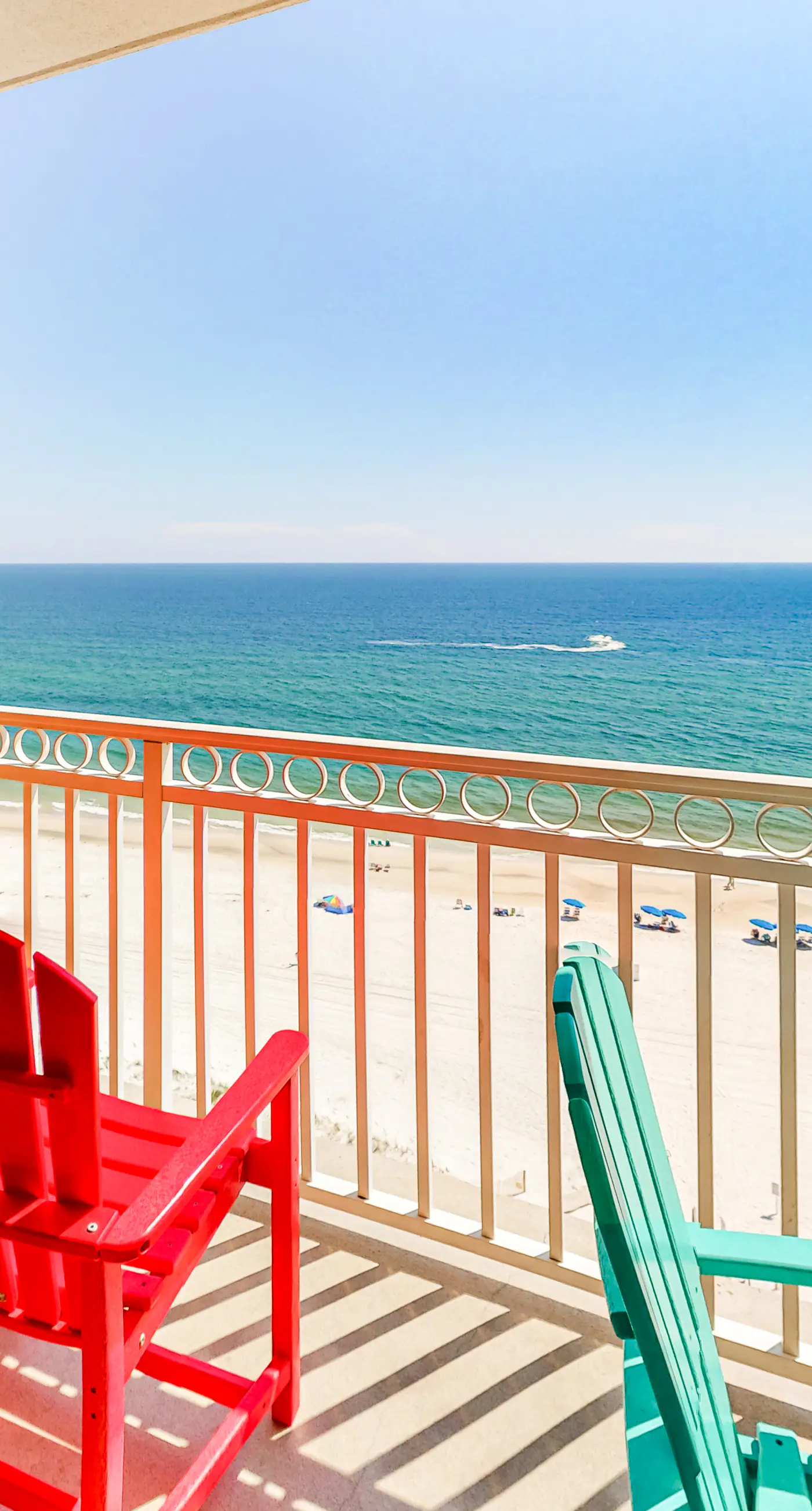 Charming Ocean View Condo with Private Balcony, AC, Shared Outdoor Pool, Free WiFi