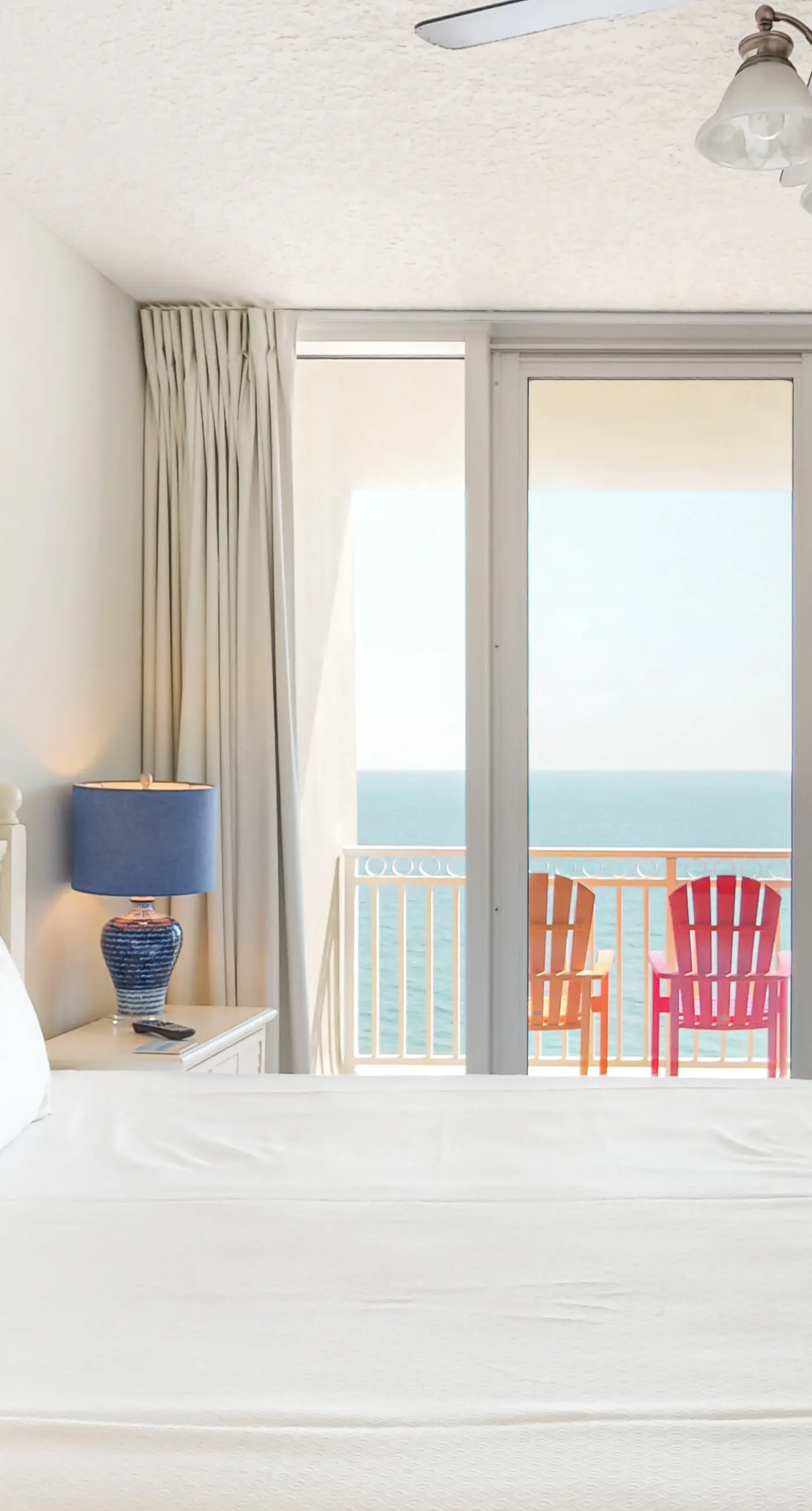 Charming Ocean View Condo with Private Balcony, AC, Shared Outdoor Pool, Free WiFi