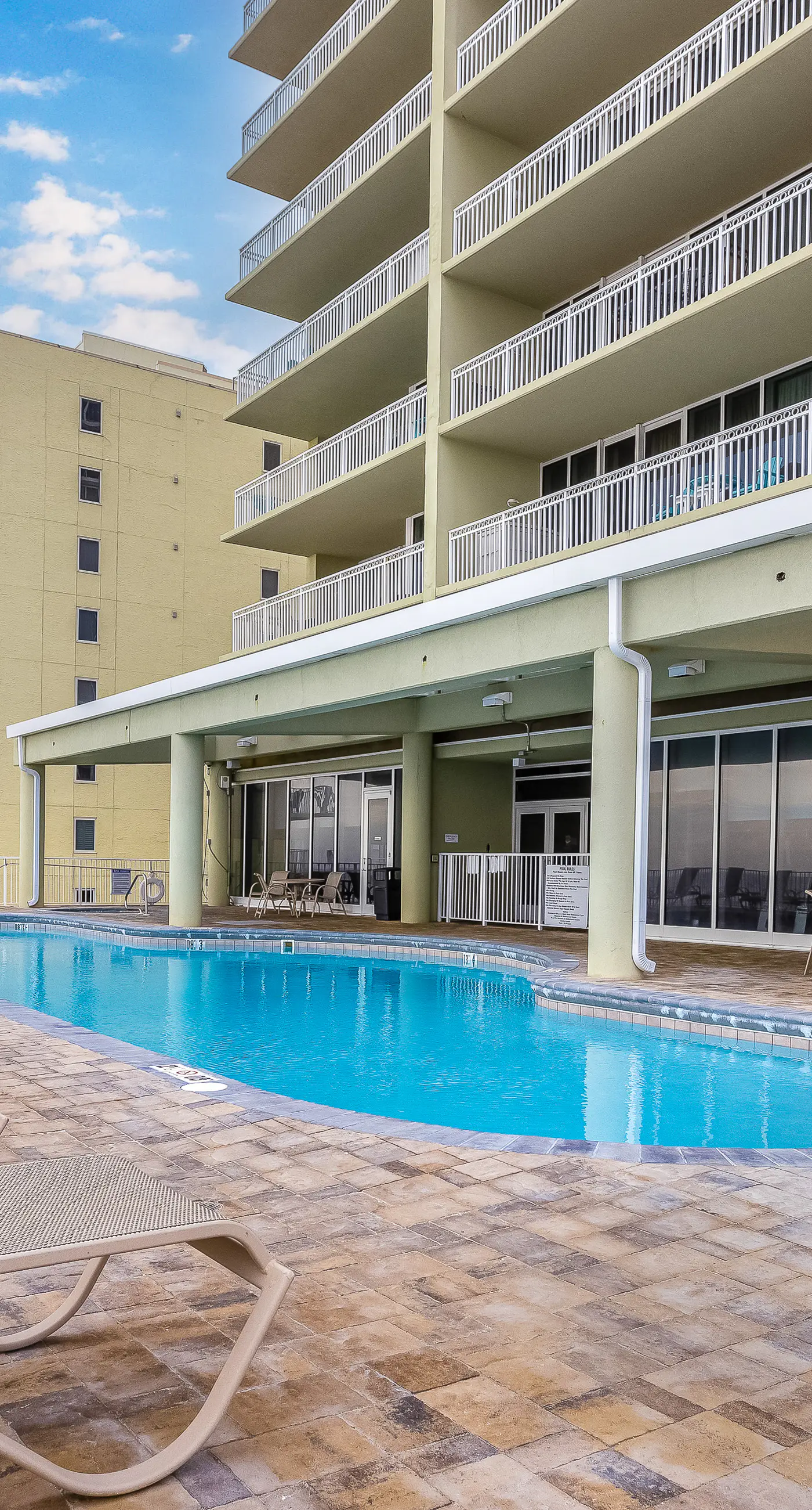 Charming Ocean View Condo with Private Balcony, AC, Shared Outdoor Pool, Free WiFi