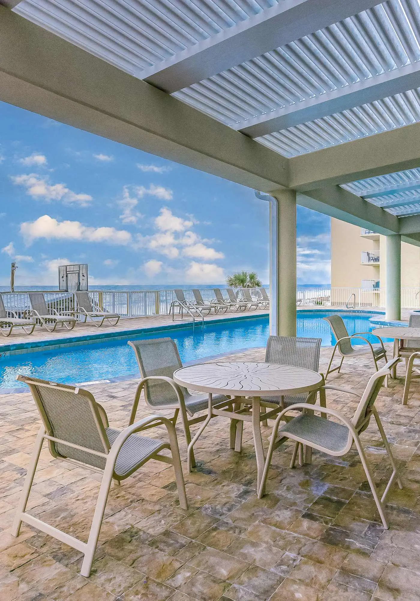 Charming Ocean View Condo with Private Balcony, AC, Shared Outdoor Pool, Free WiFi