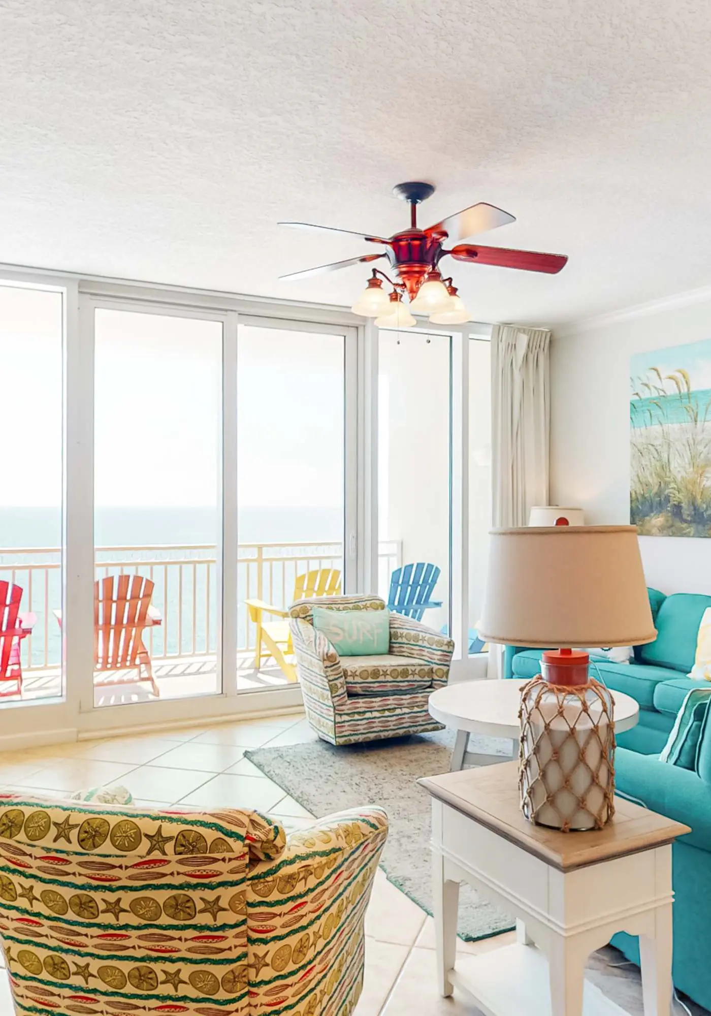 Charming Ocean View Condo with Private Balcony, AC, Shared Outdoor Pool, Free WiFi