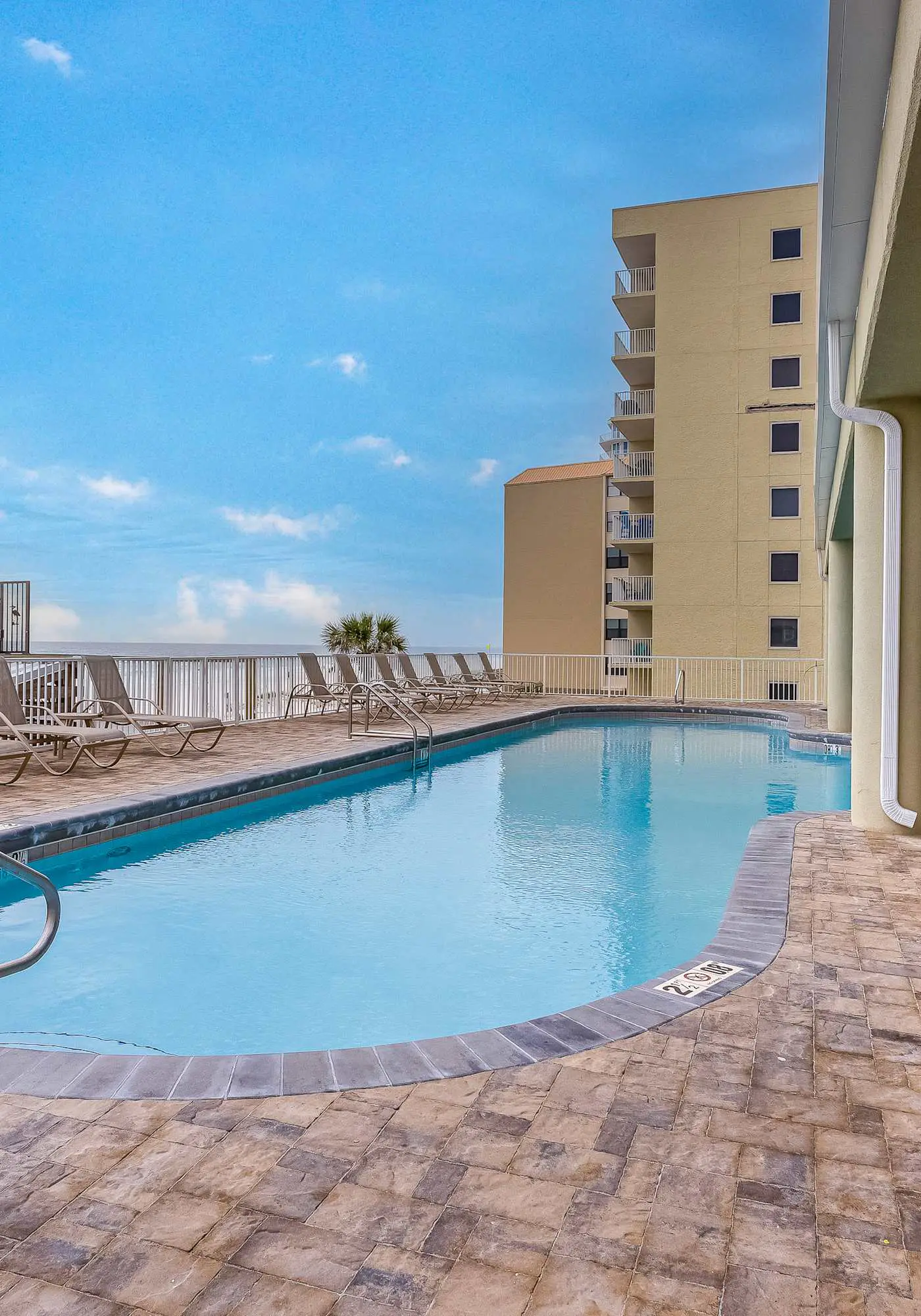 Charming Ocean View Condo with Private Balcony, AC, Shared Outdoor Pool, Free WiFi