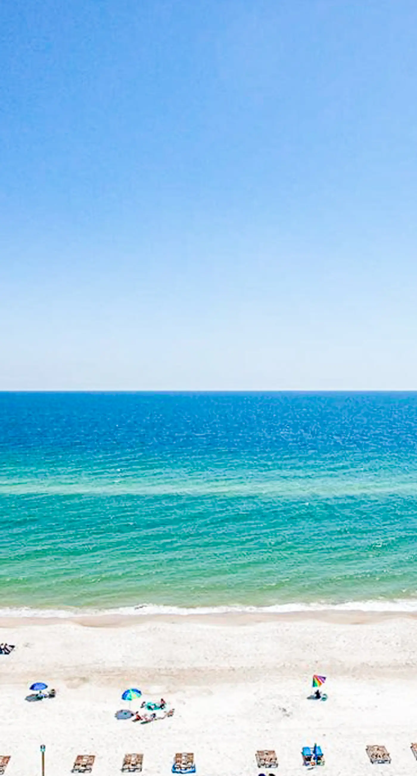 Beachfront condo with pool, hot tub, and sauna access - private balcony