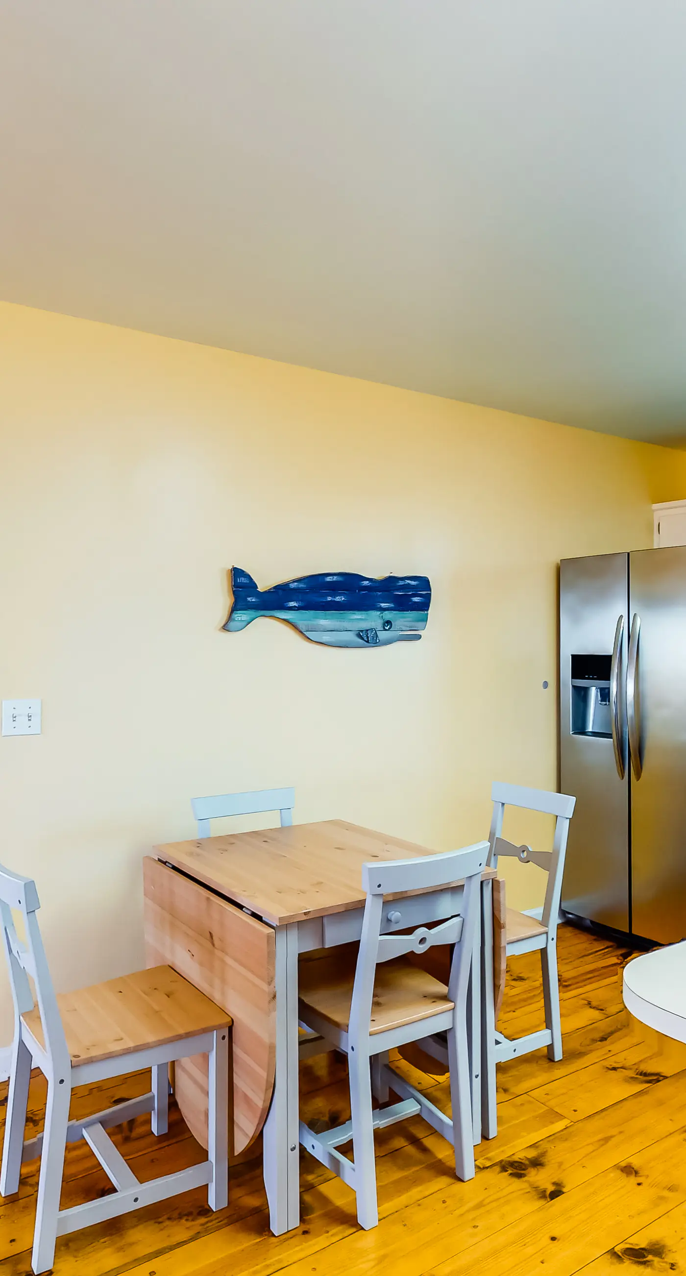 Dog-friendly, water view beach house with a full kitchen, furnished deck, private