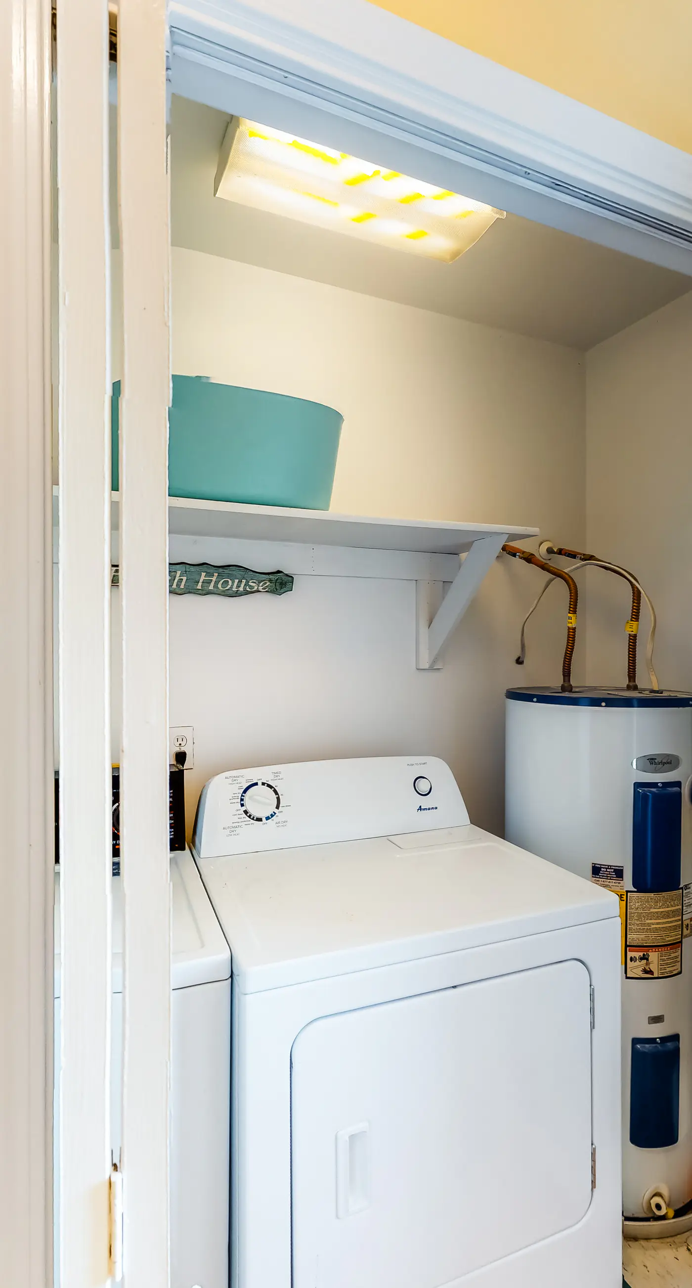 Dog-friendly, water view beach house with a full kitchen, furnished deck, private