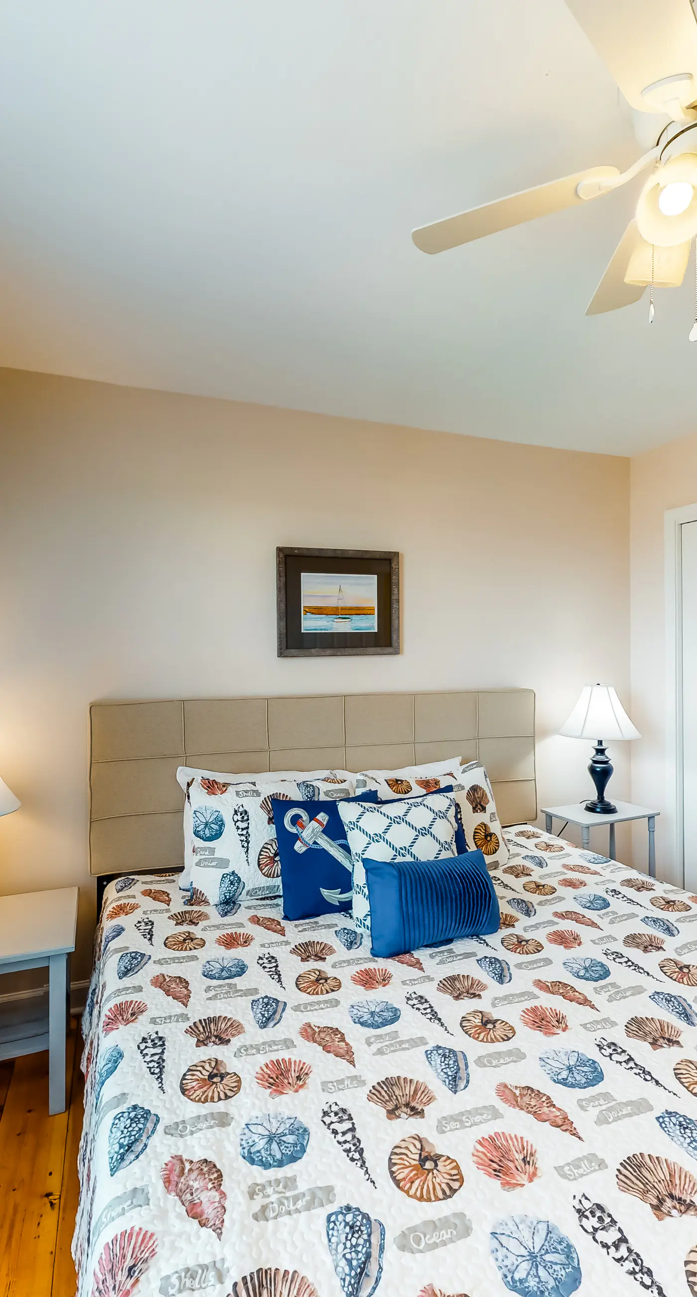 Dog-friendly, water view beach house with a full kitchen, furnished deck, private