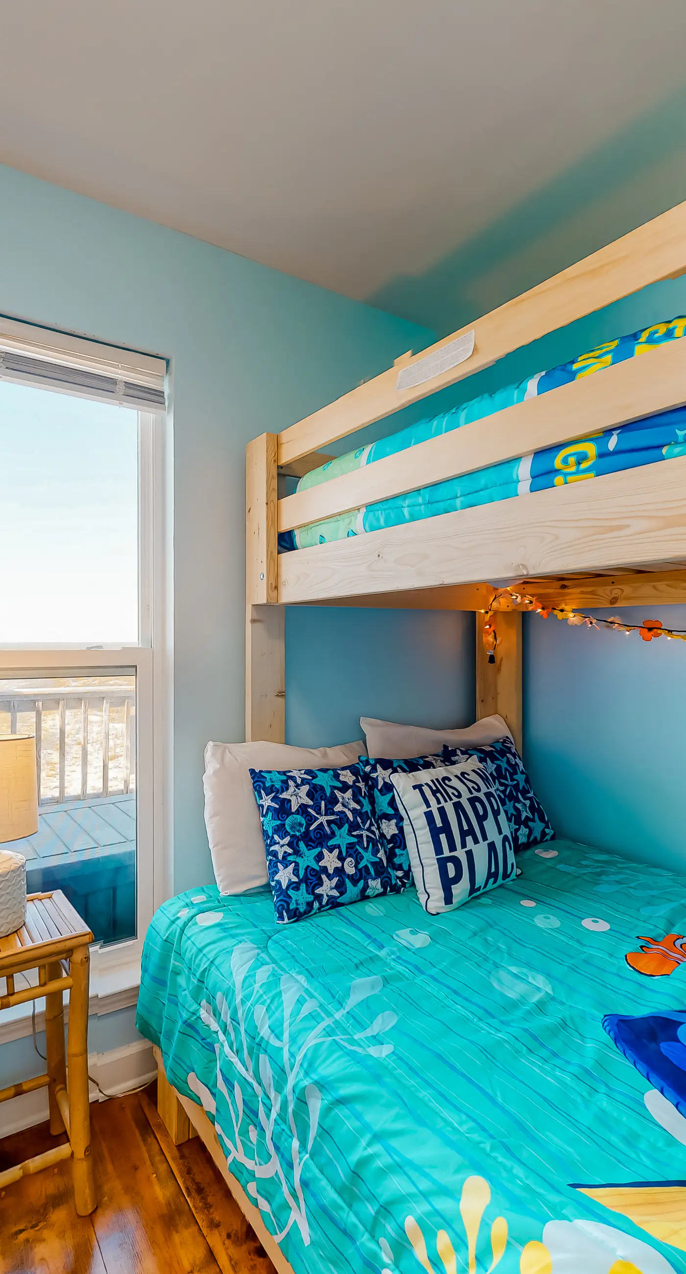 Dog-friendly, water view beach house with a full kitchen, furnished deck, private