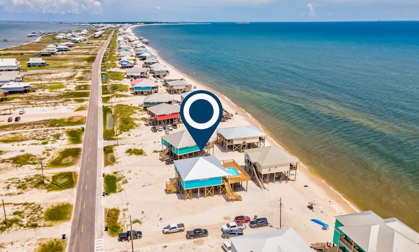 Dog friendly home with private heated pool and grill