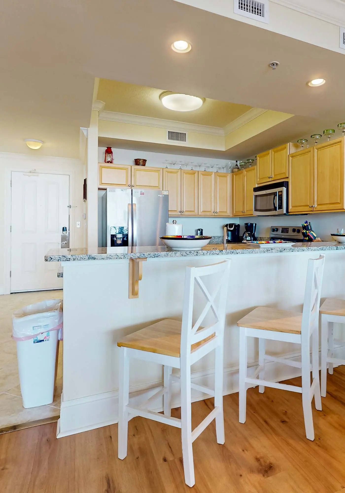 Sunlit beach condo with pool, hot tub, & amazing view - steps to the sand