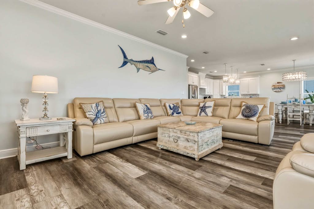 Waterfront home with private grill, dock, and washer & dryer
