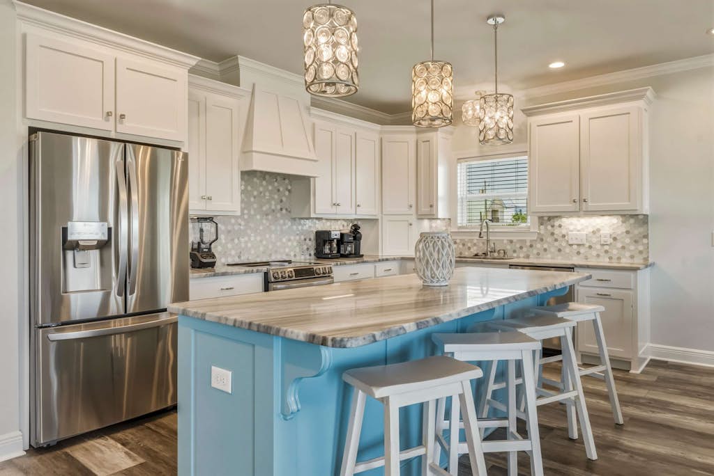 Waterfront home with private grill, dock, and washer & dryer