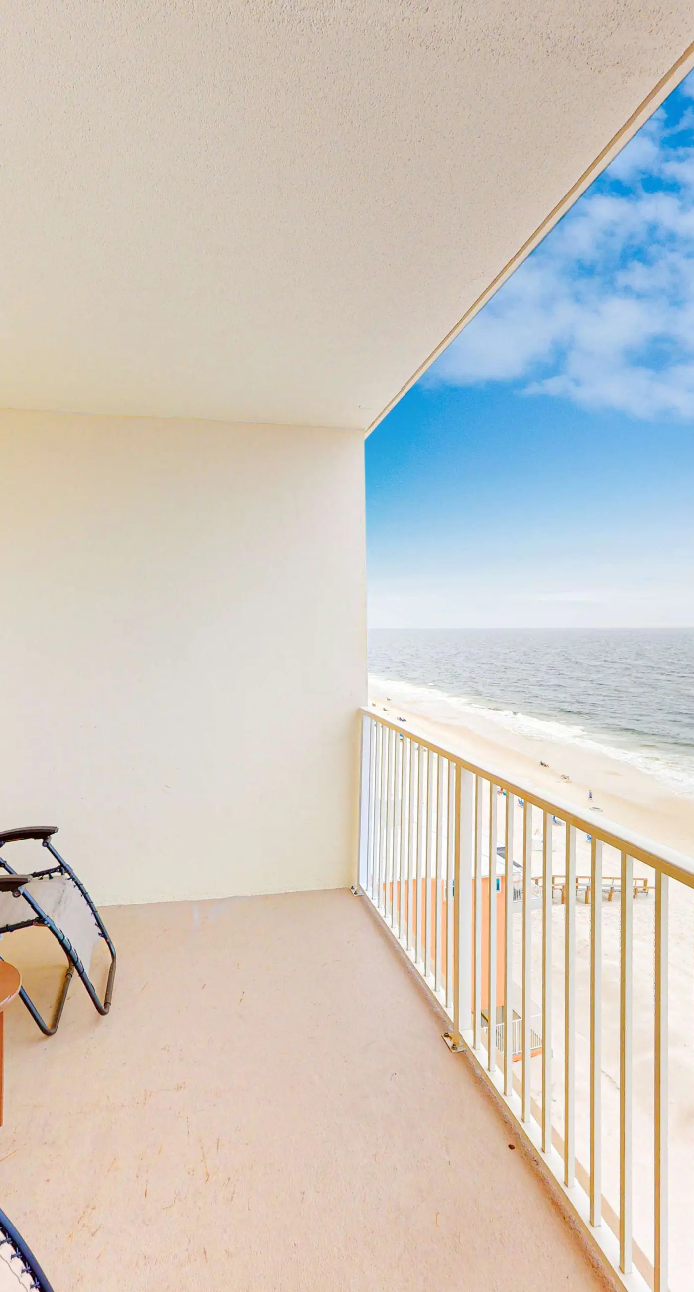 Waterfront beach home with deck, balcony, central AC, & washer dryer