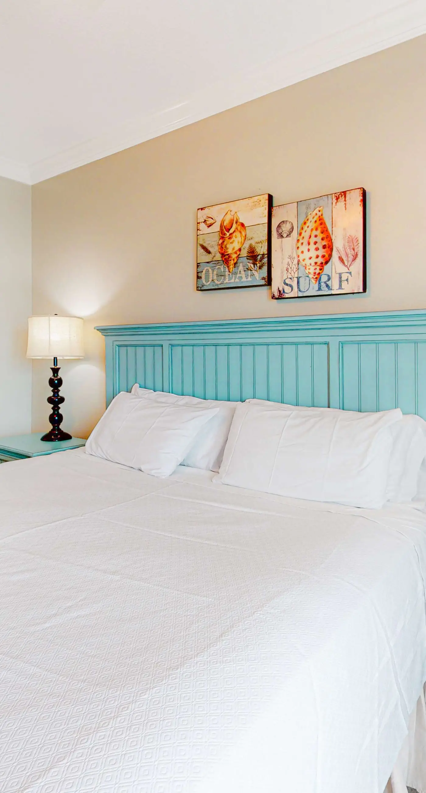 Waterfront beach home with deck, balcony, central AC, & washer dryer