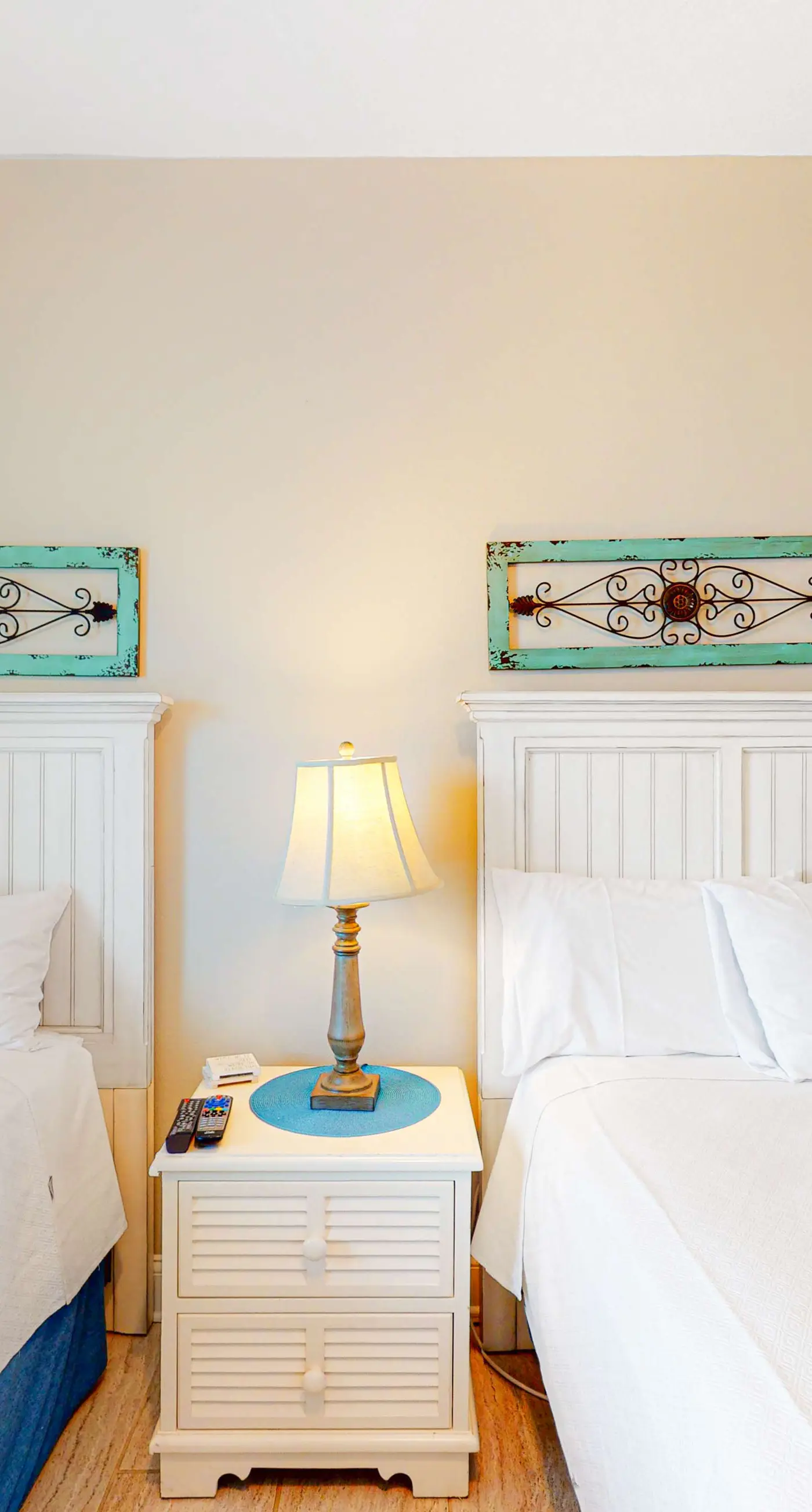 Waterfront beach home with deck, balcony, central AC, & washer dryer