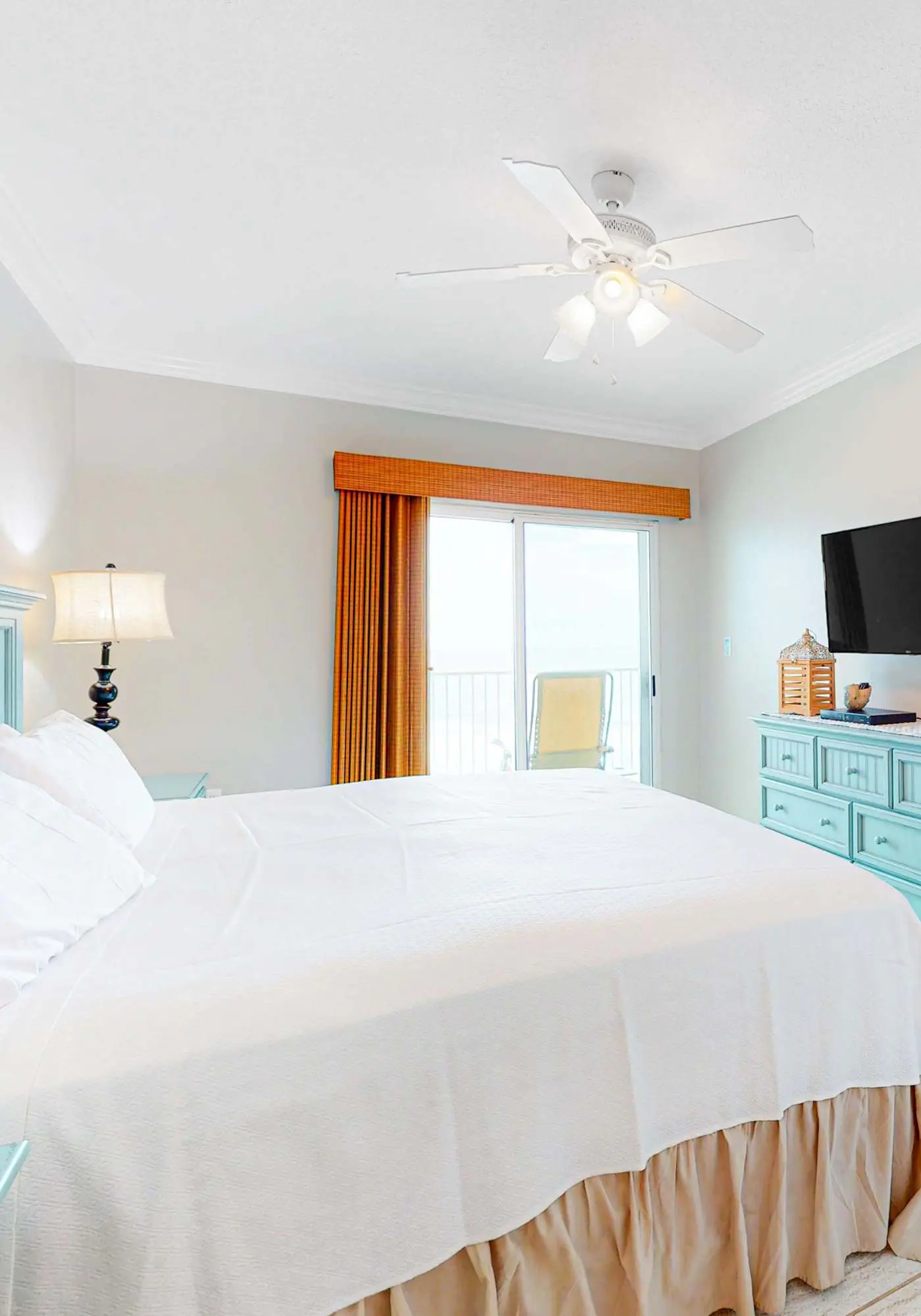 Waterfront beach home with deck, balcony, central AC, & washer dryer