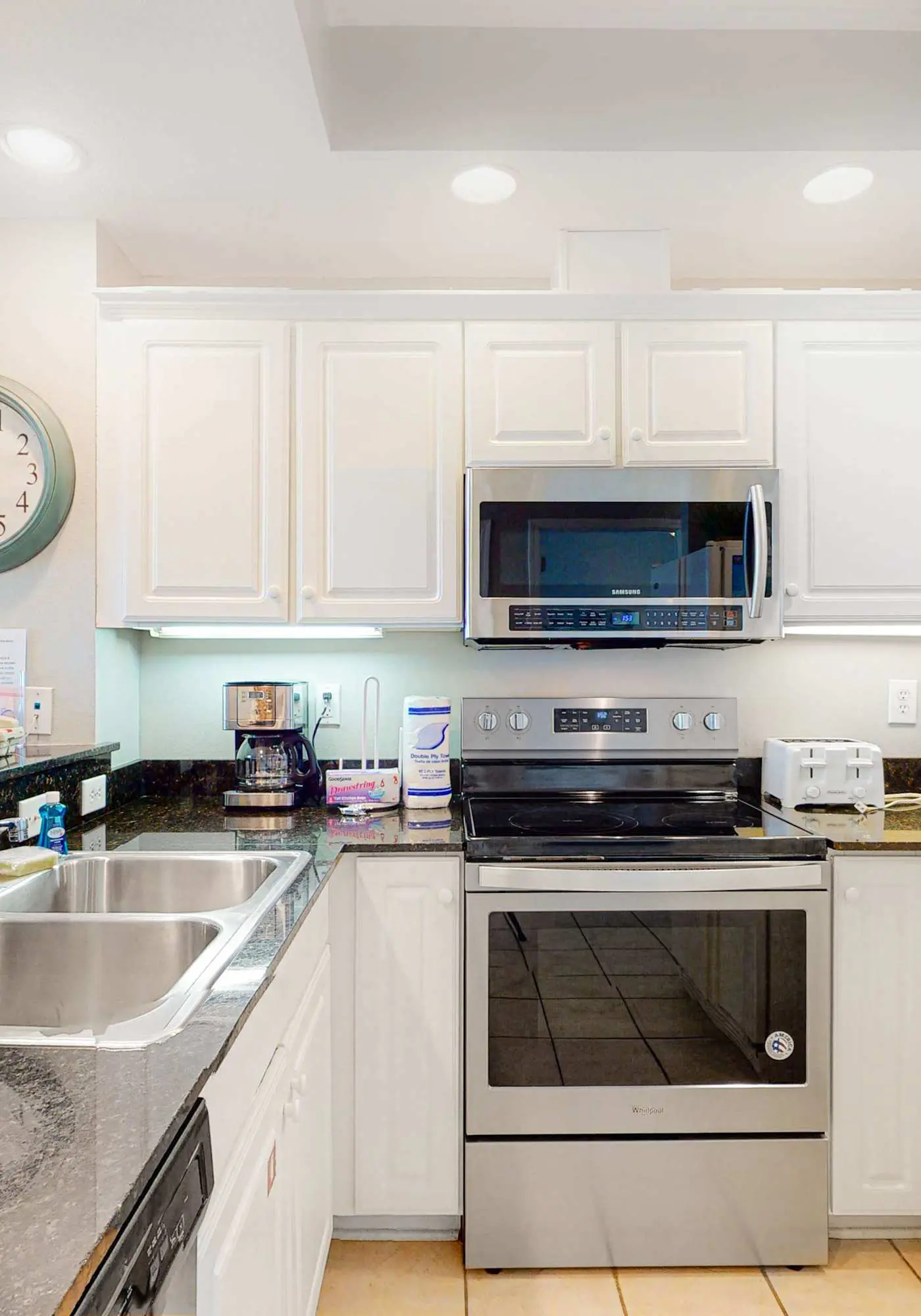 Waterfront beach home with deck, balcony, central AC, & washer dryer