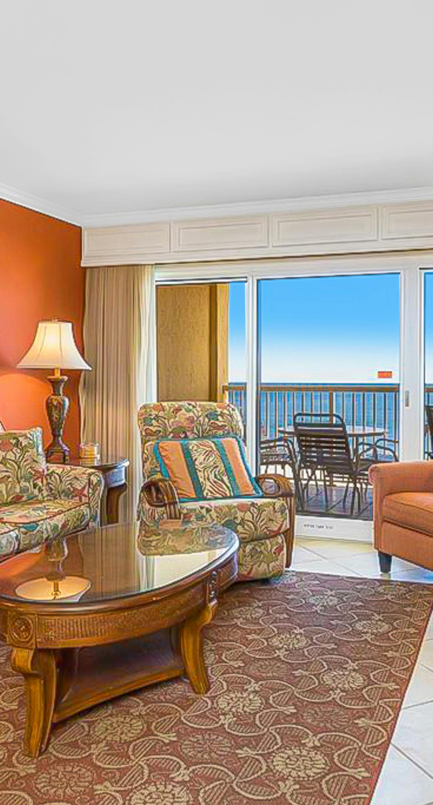 Beachfront Condo with Shared Outdoor Pool, Central AC, Private Balcony, Views, WiFi