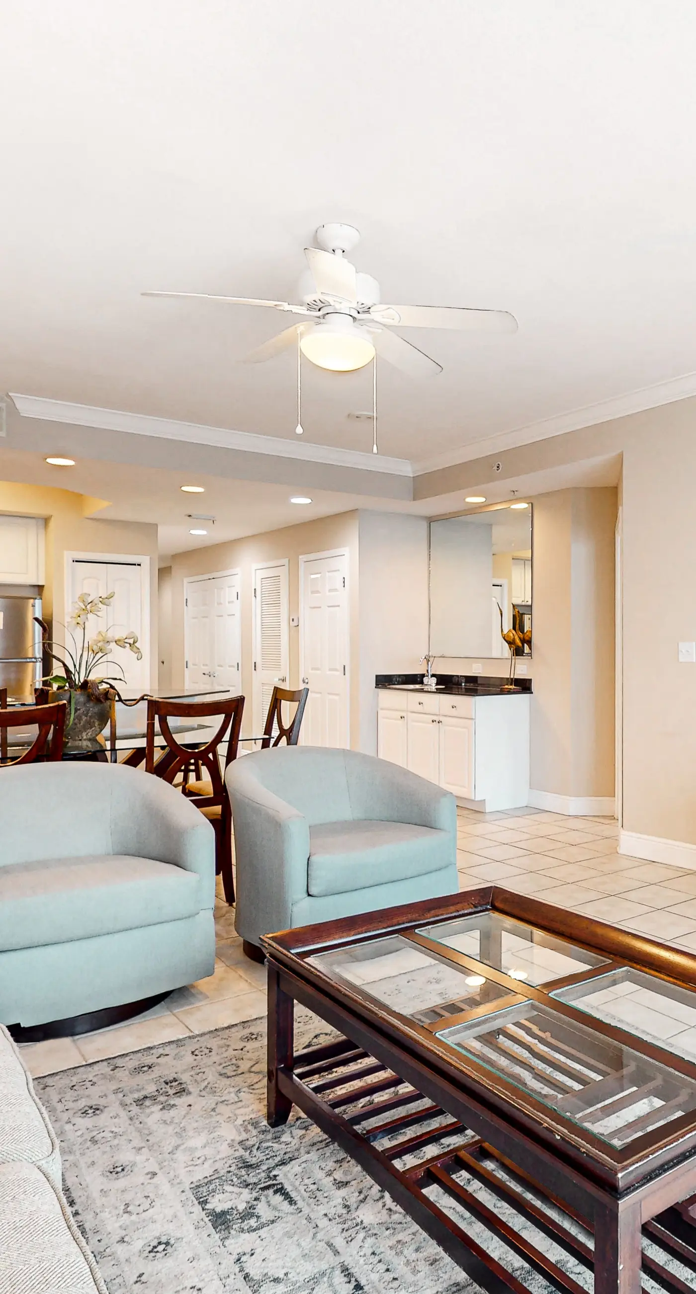 Gulf-front condo with pool, sauna, washer,dryer, & central AC