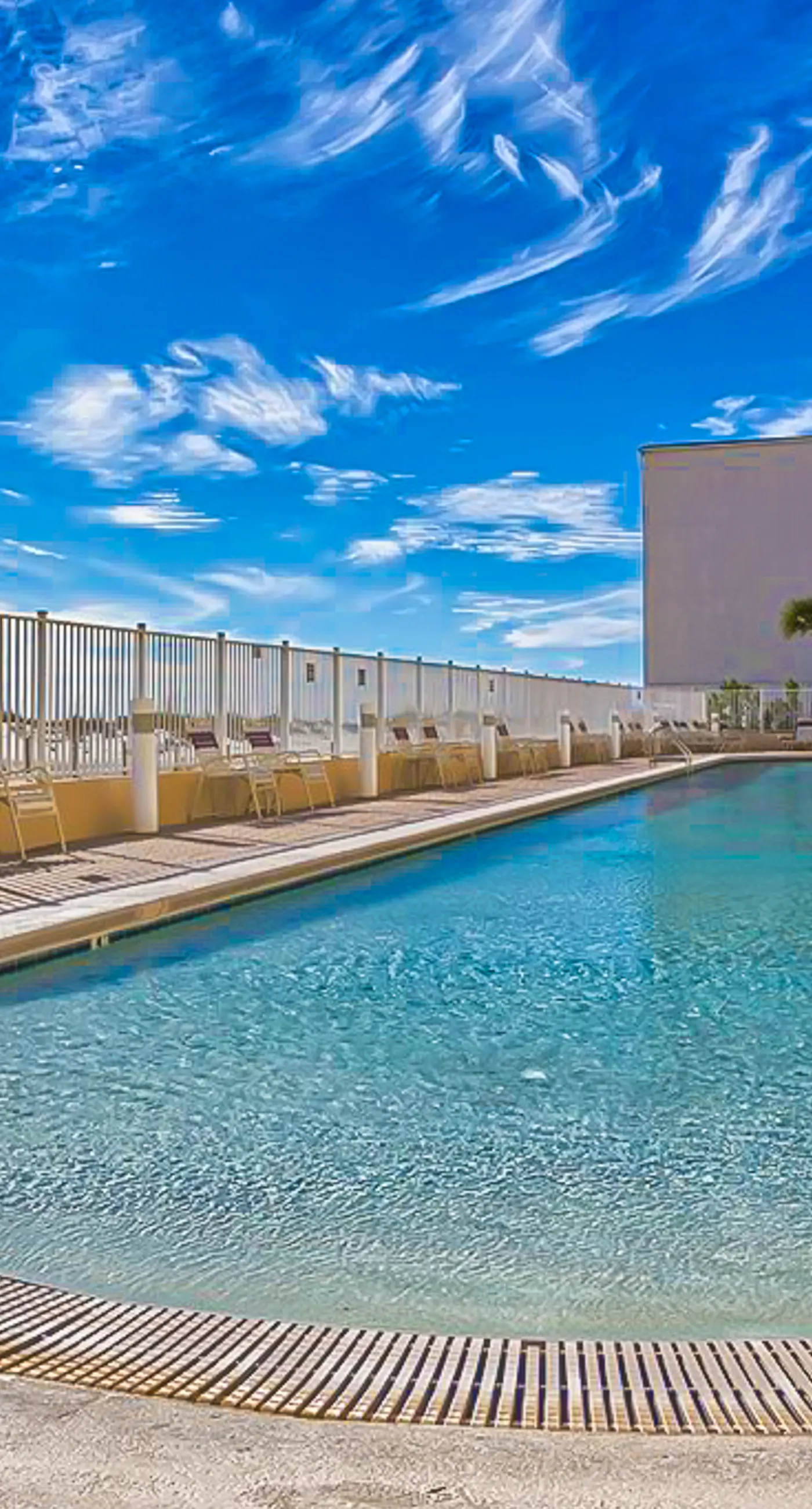 Gulf-front condo with pool, sauna, washer,dryer, & central AC