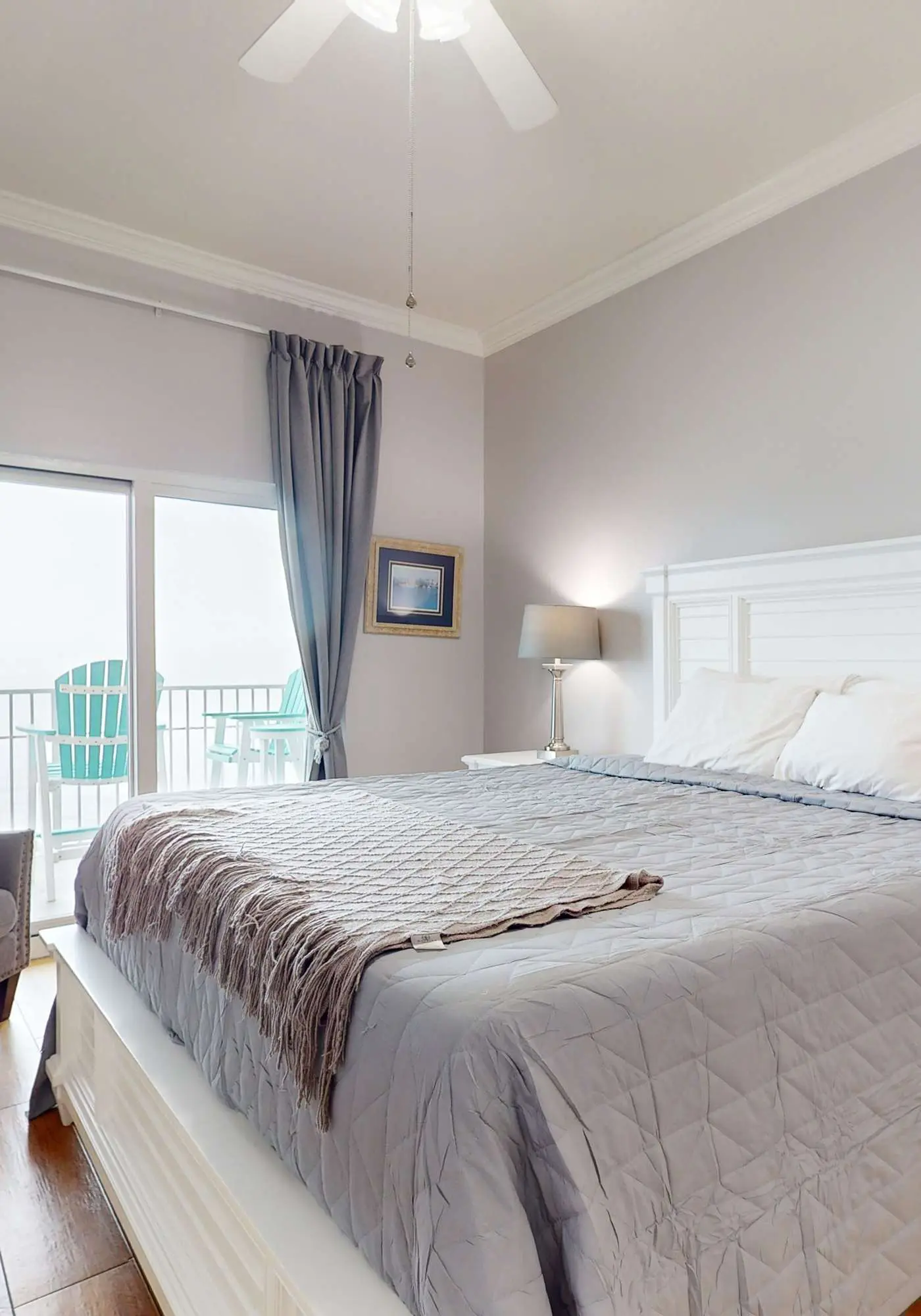 Waterfront home with a private deck, gas grill, WiFi, & central AC