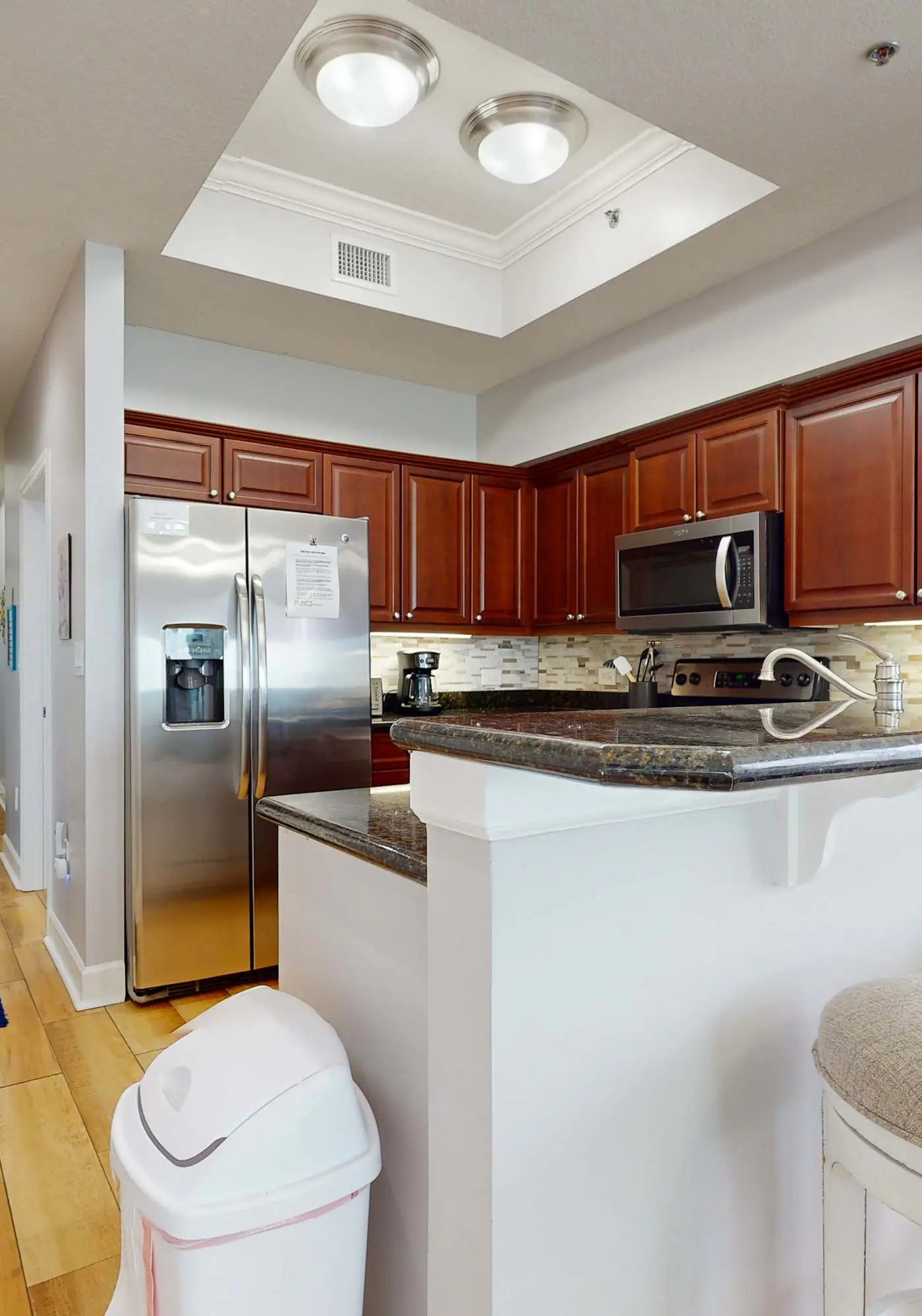 Waterfront home with a private deck, gas grill, WiFi, & central AC