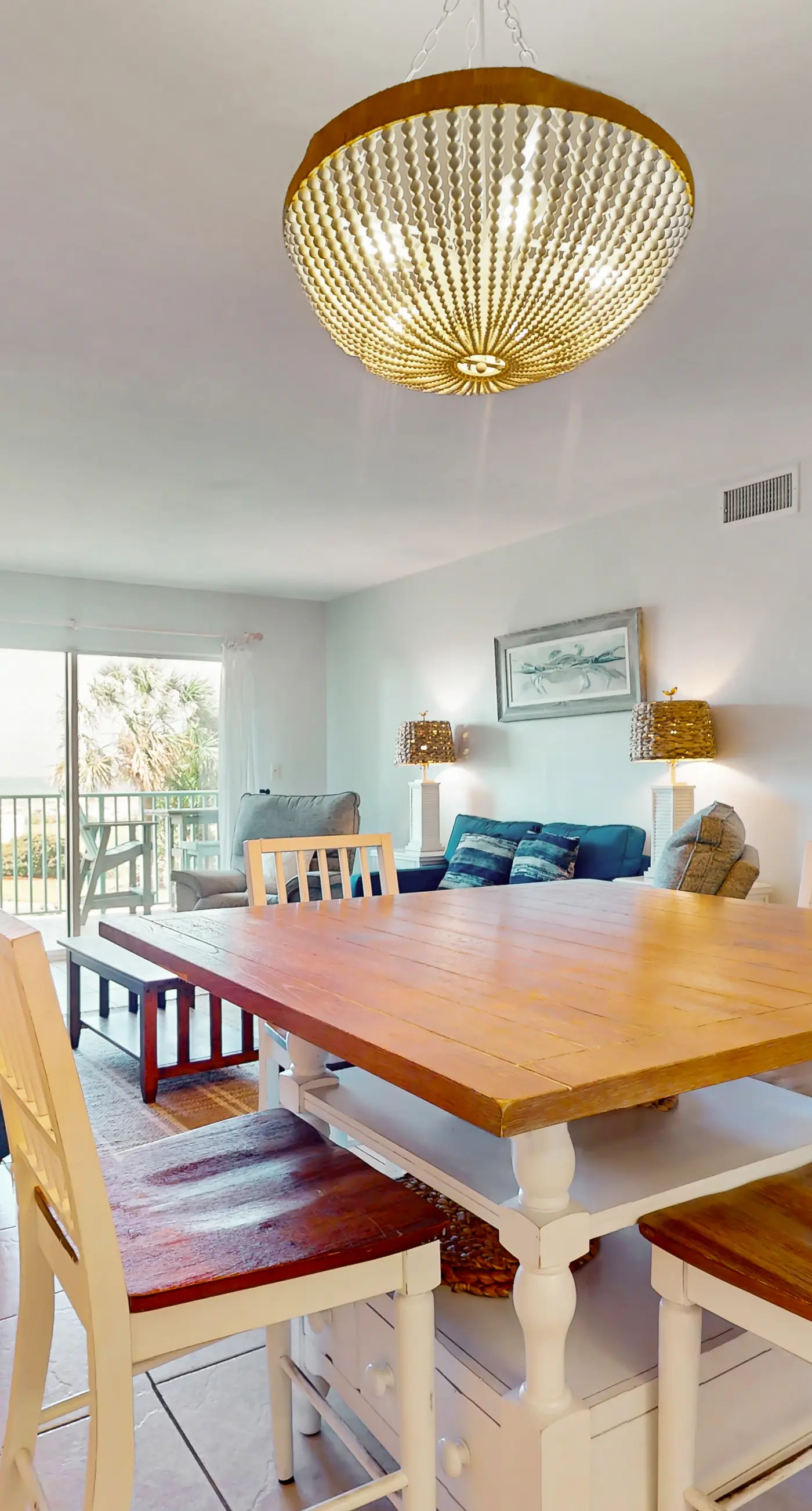 Gulf-view condo in beachfront building with pools, hot tub & tennis