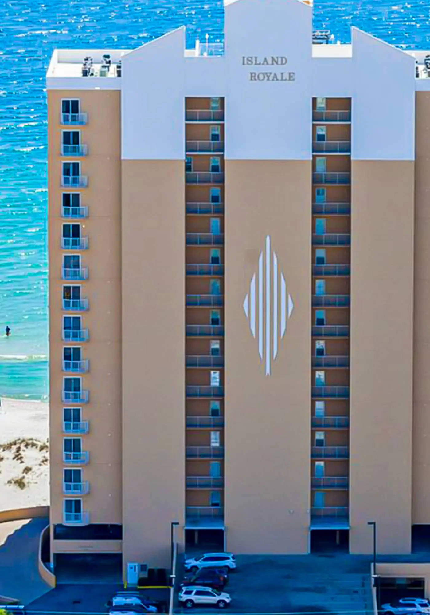 Gulf-Front, 12th-Floor Condo w Great View, Balcony, AC & Shared Pools Hot Tubs