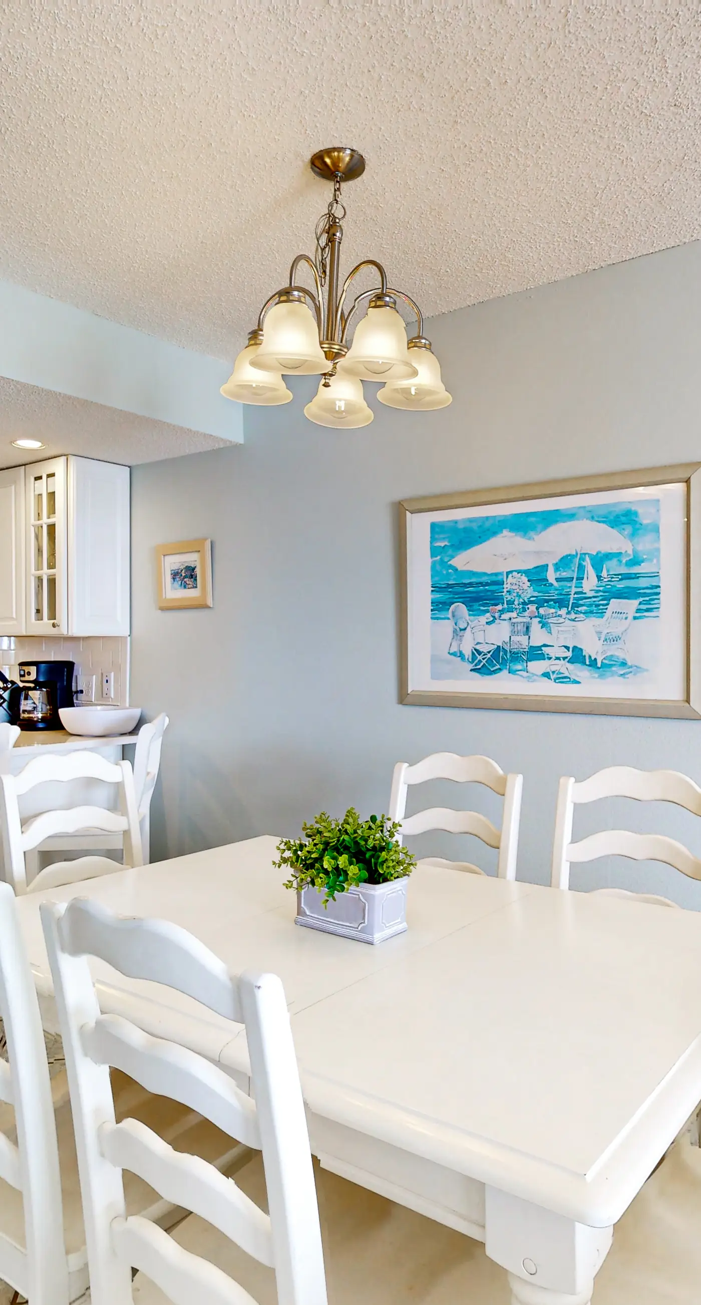 Gulf-front condo with beach views, balcony, central AC & pool