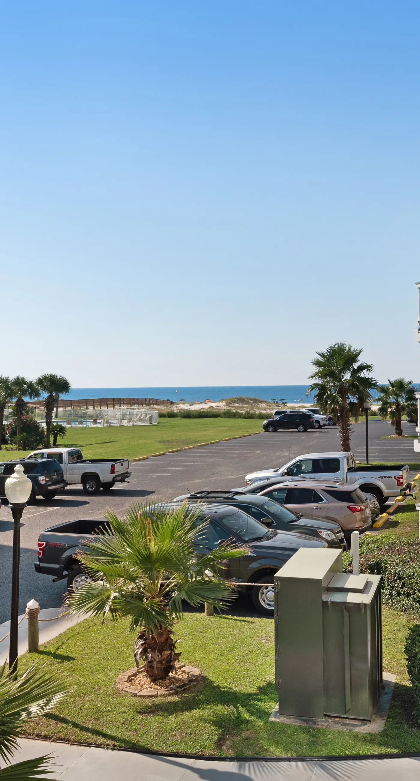 Waterfront condo with pool & hot tub
