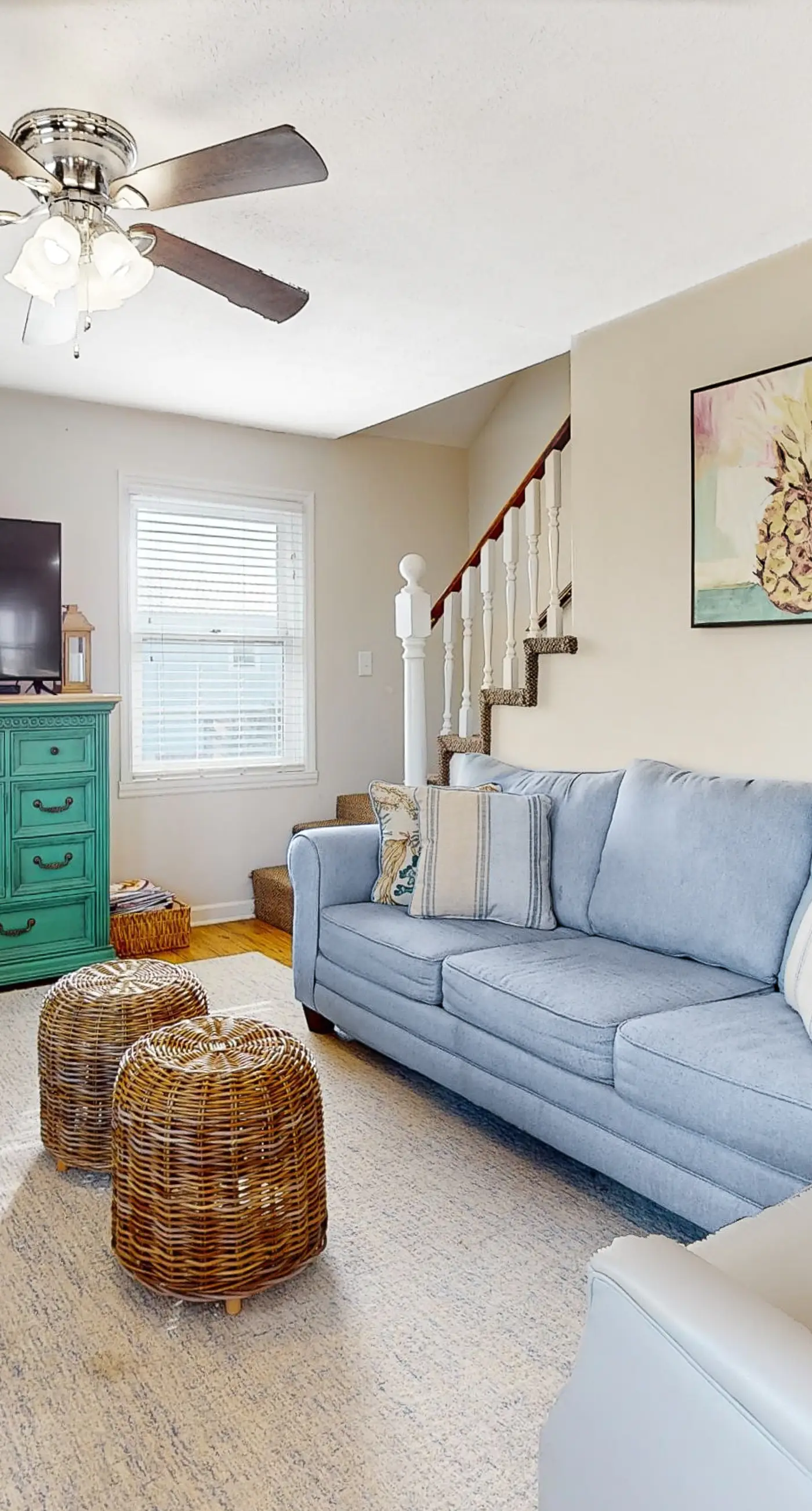 Dreamy, dog-friendly, coastal retreat with screened porch - walk to the beach