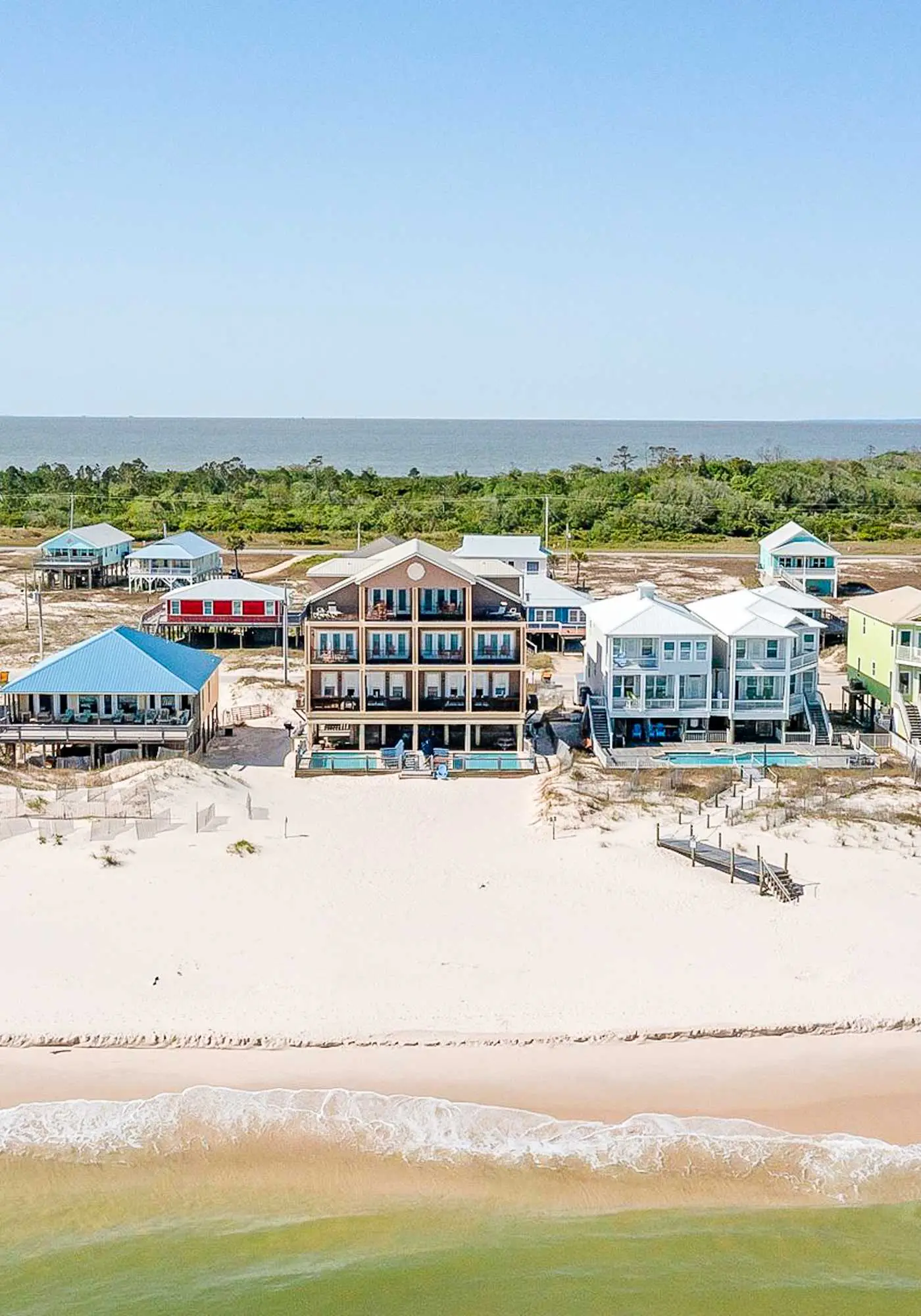 Luxury Beachfront Estate in Fort Morgan | Private Pools, Elevators and Wedding-Friendly