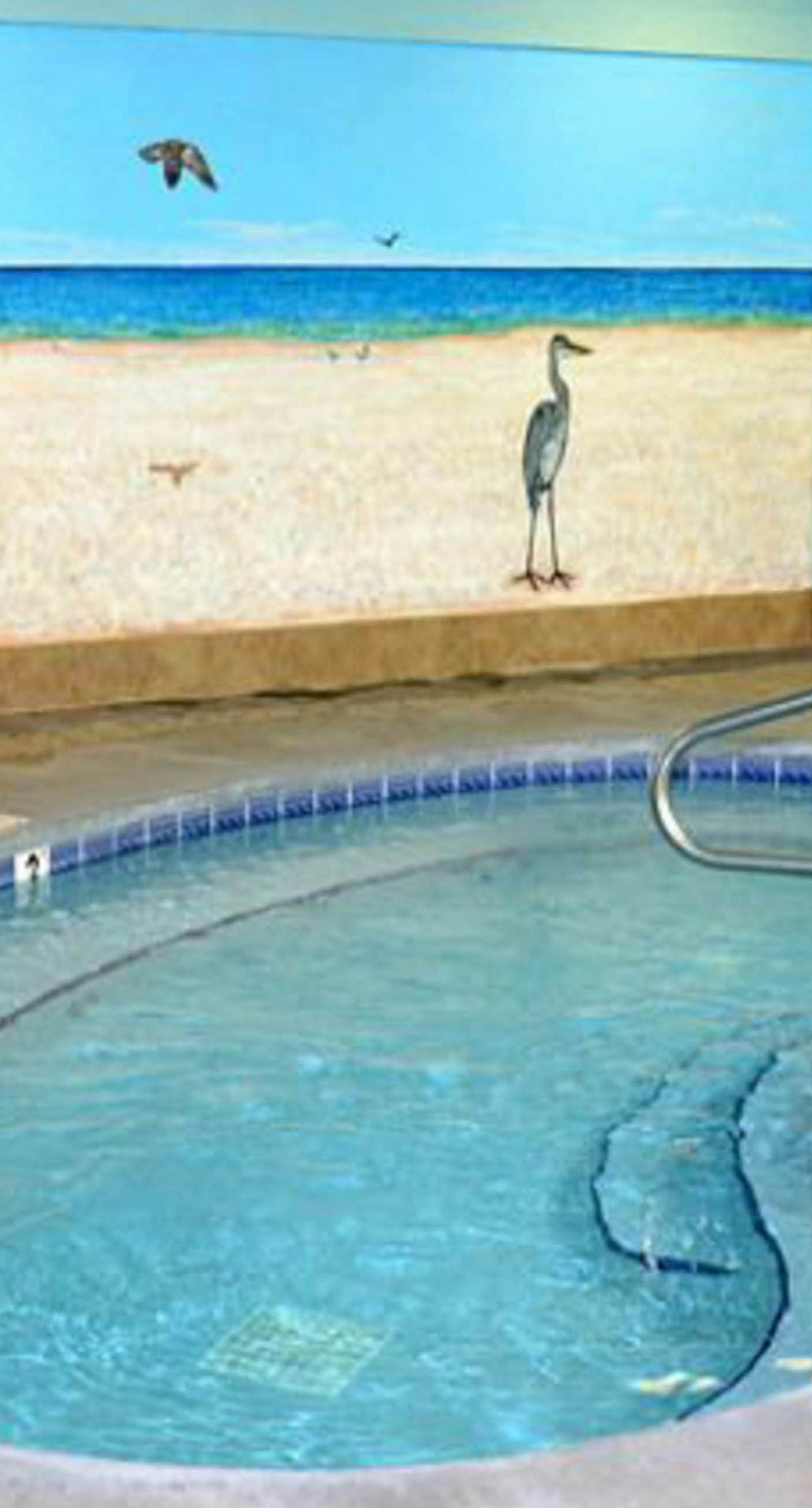 Gulf view duplex with multi-level balcony, hot tub