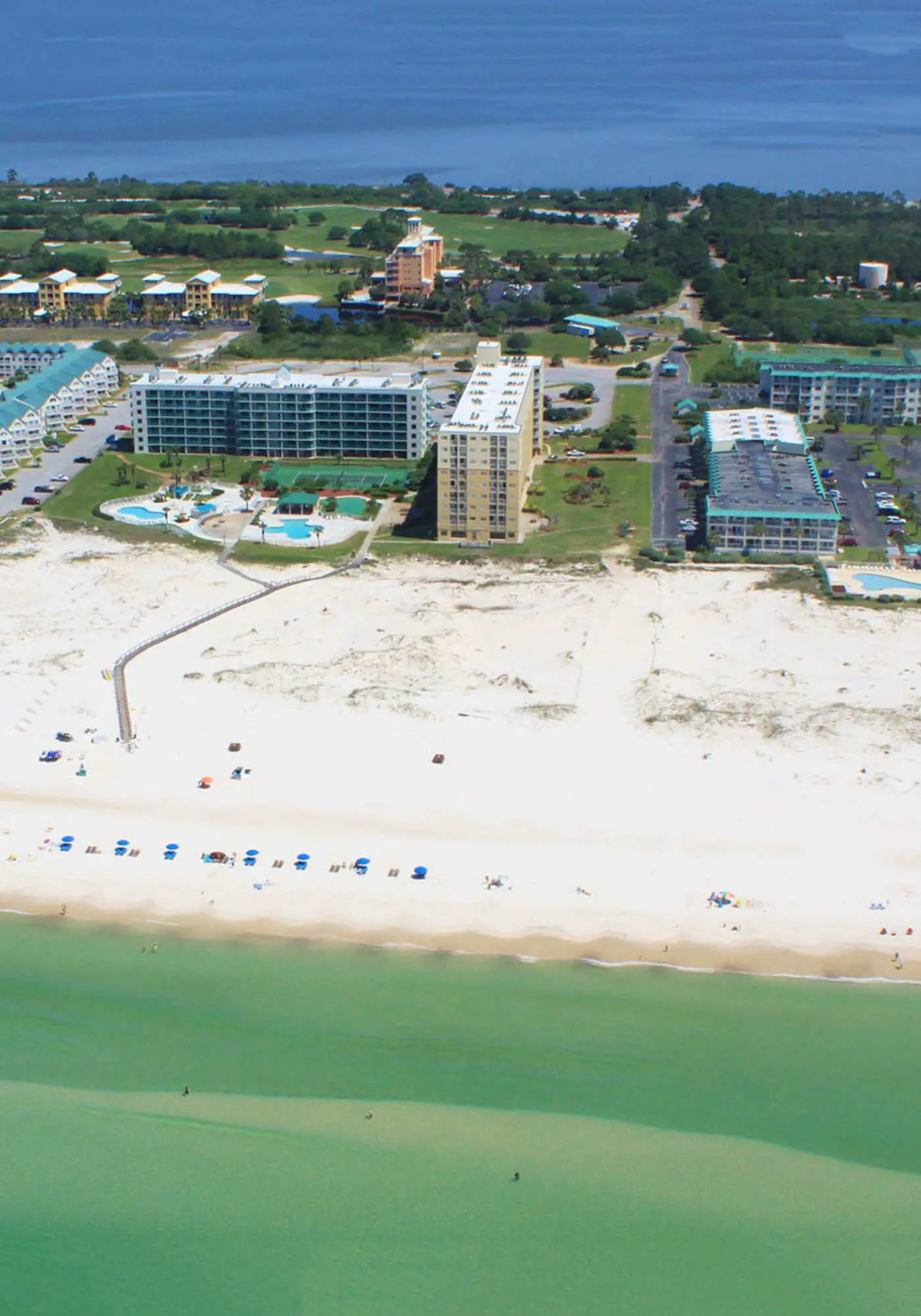 Gulf view duplex with multi-level balcony, hot tub