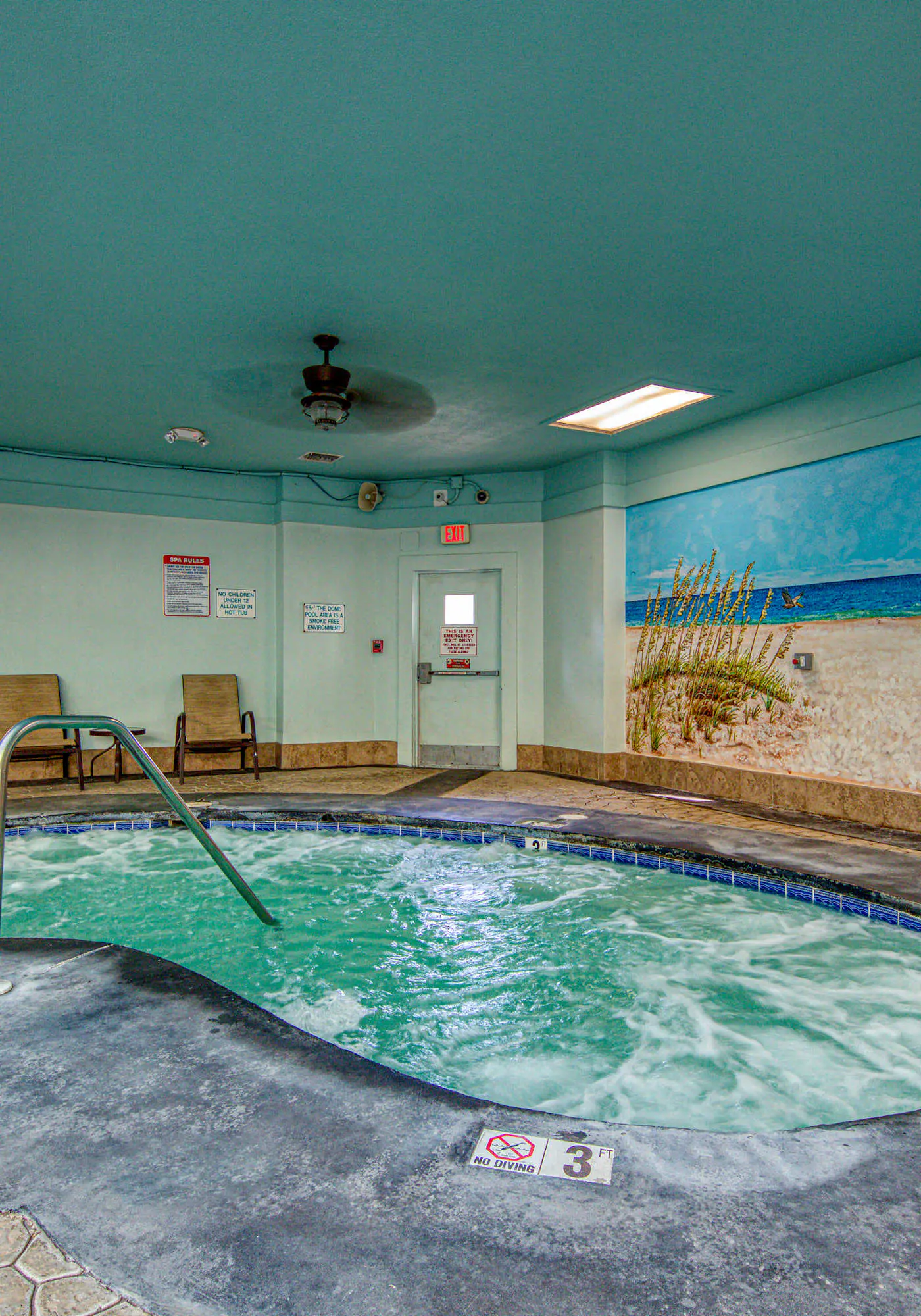 Duplex home with two-level deck, beach access, hot tub, & balcony