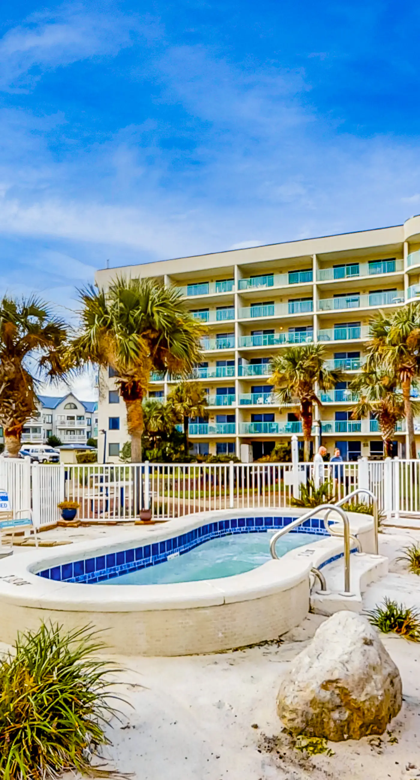 5th-floor beach Gulf-front condo with balcony, great views, & pool access