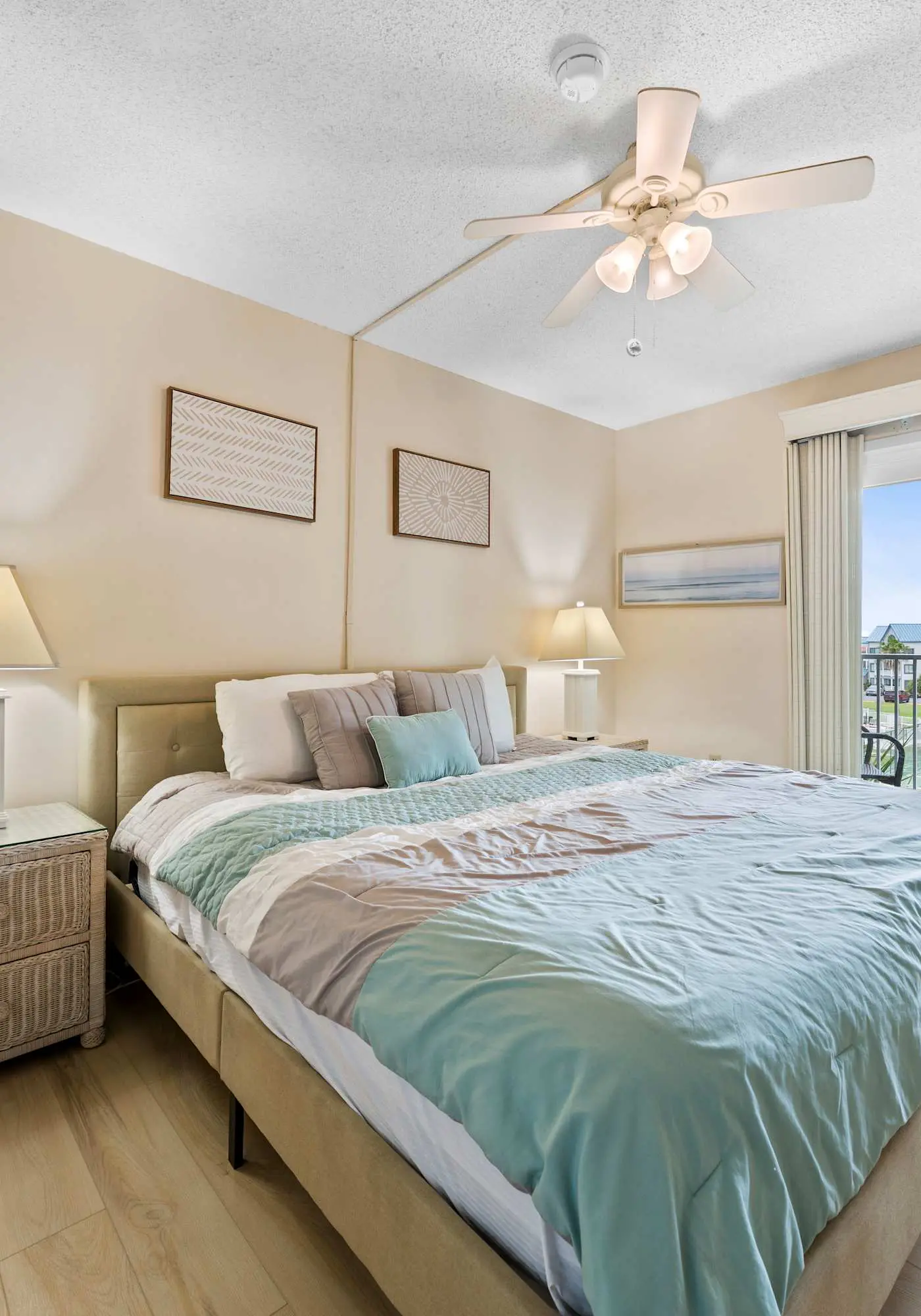 5th-floor beach Gulf-front condo with balcony, great views, & pool access