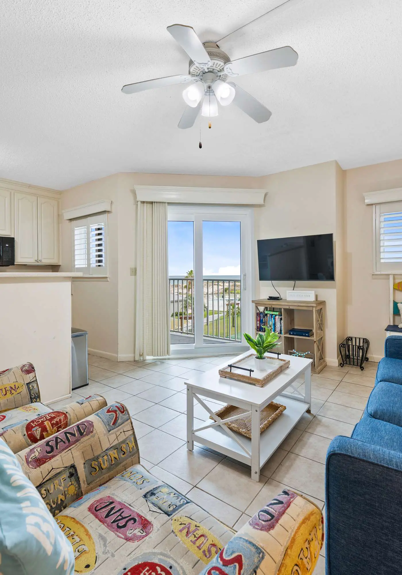 5th-floor beach Gulf-front condo with balcony, great views, & pool access