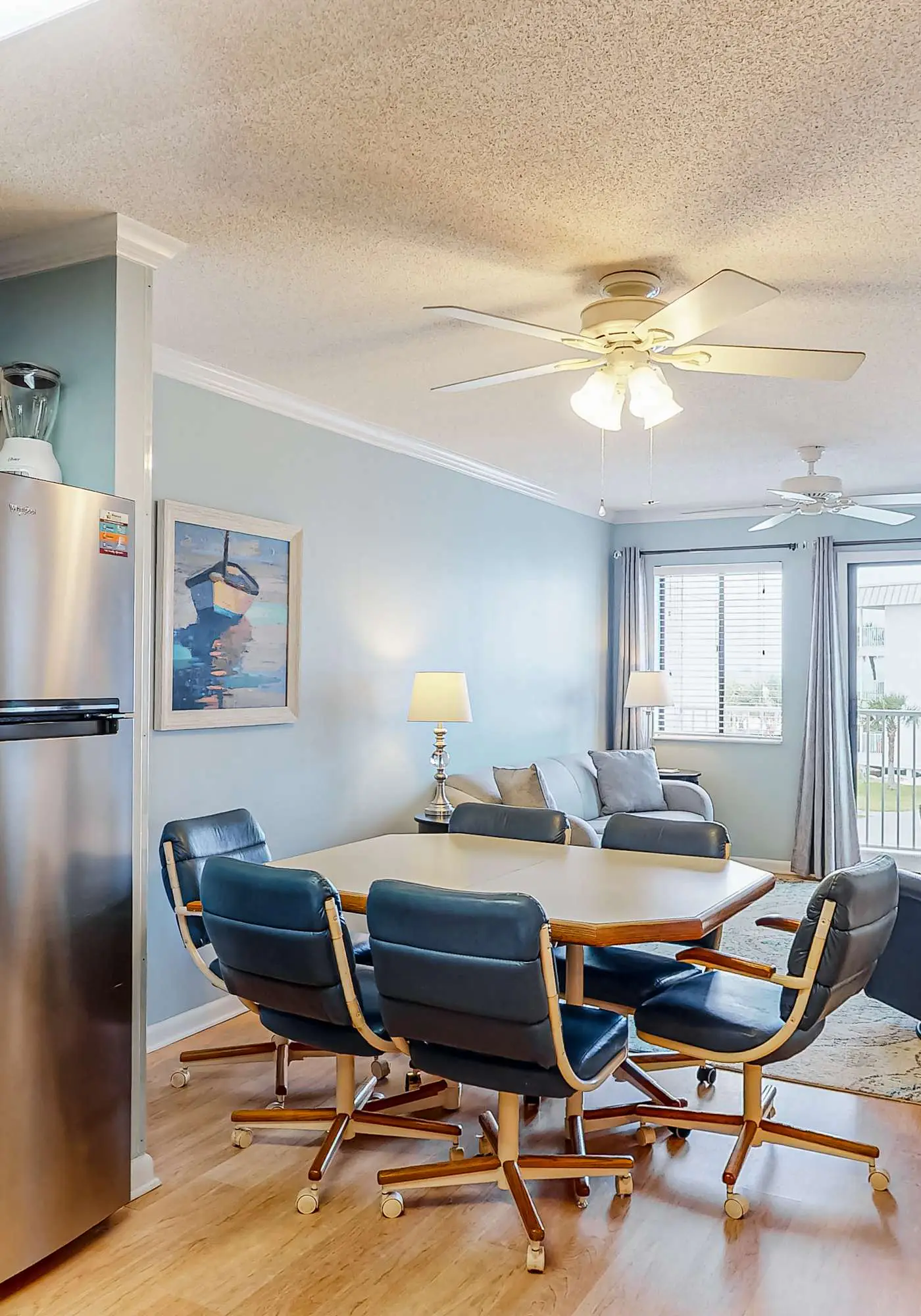 Second-floor ocean view condo with WiFi, shared pools, central AC, & shared W&D